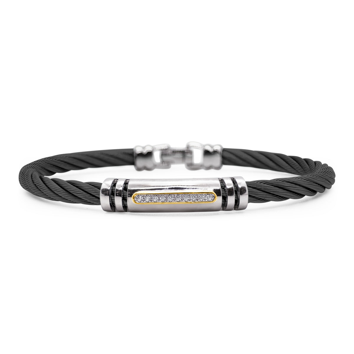 ALOR Men's Bar Diamond Bracelet