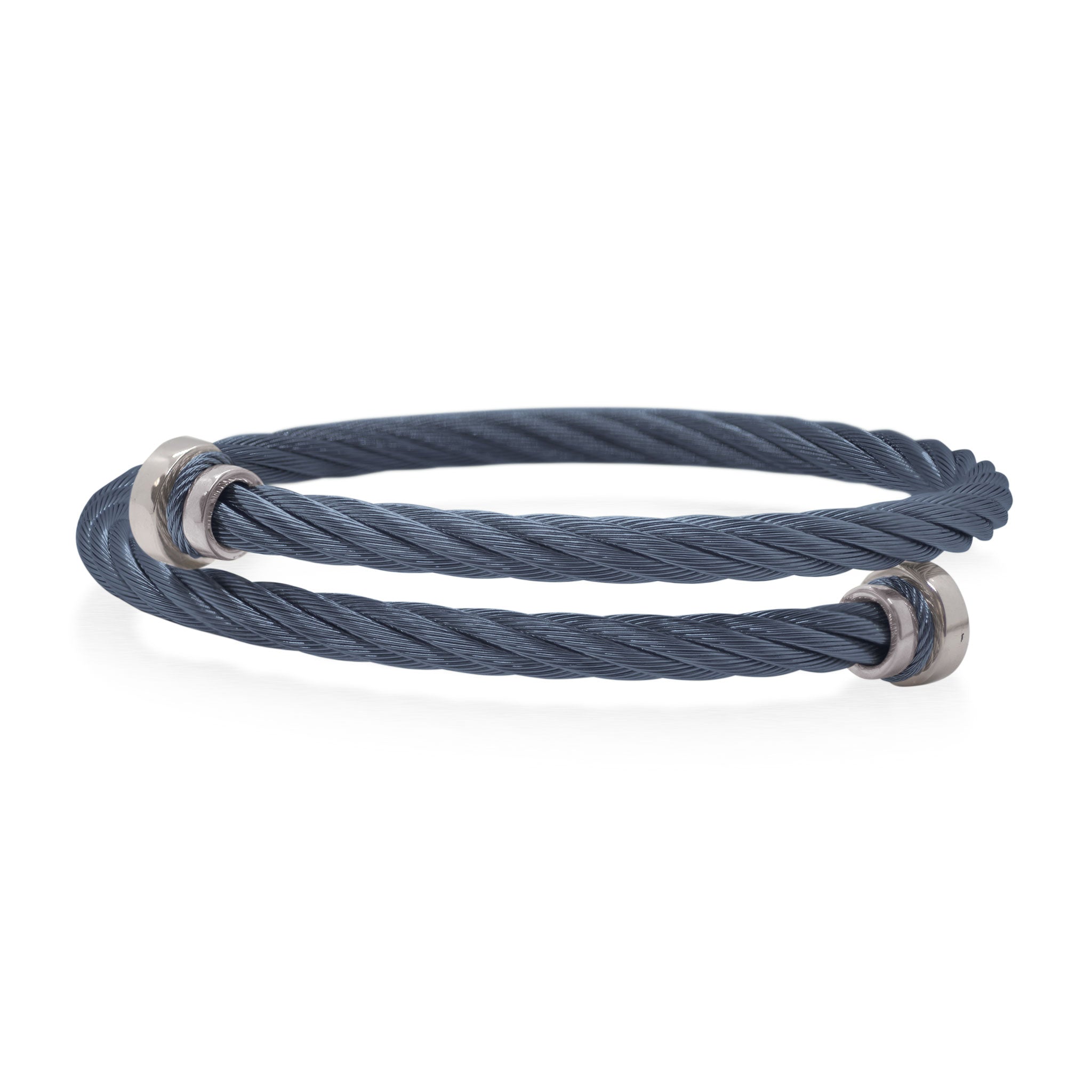 ALOR Men's Bypass Nail Head Bracelet