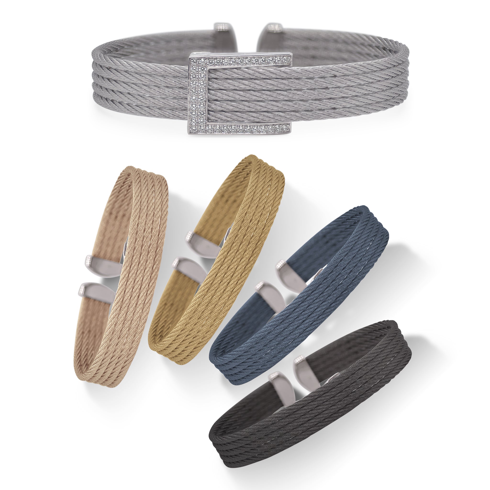 ALOR Set of Interchangeable Buckle Up Cuffs
