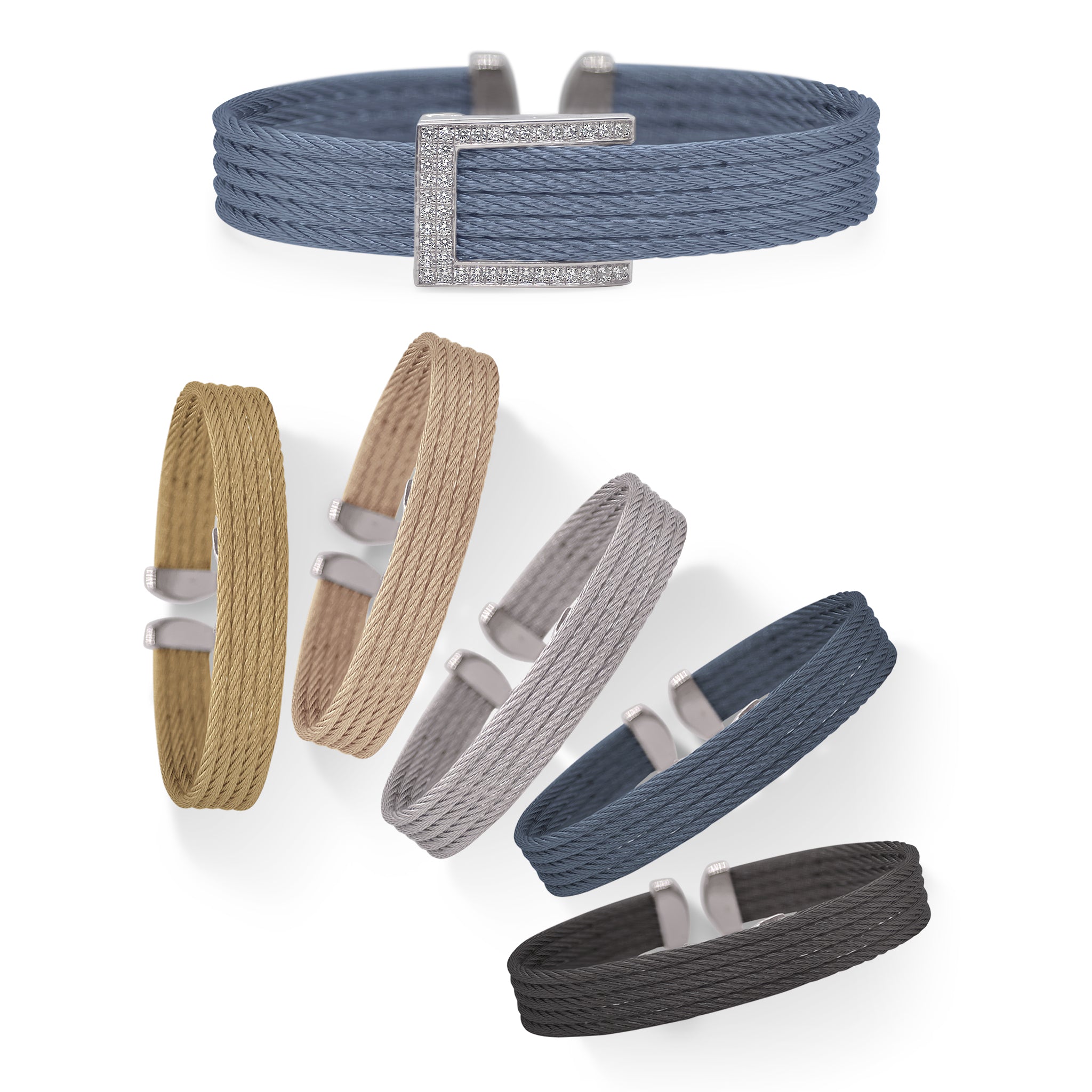 ALOR Set of Interchangeable Buckle Up Cuffs