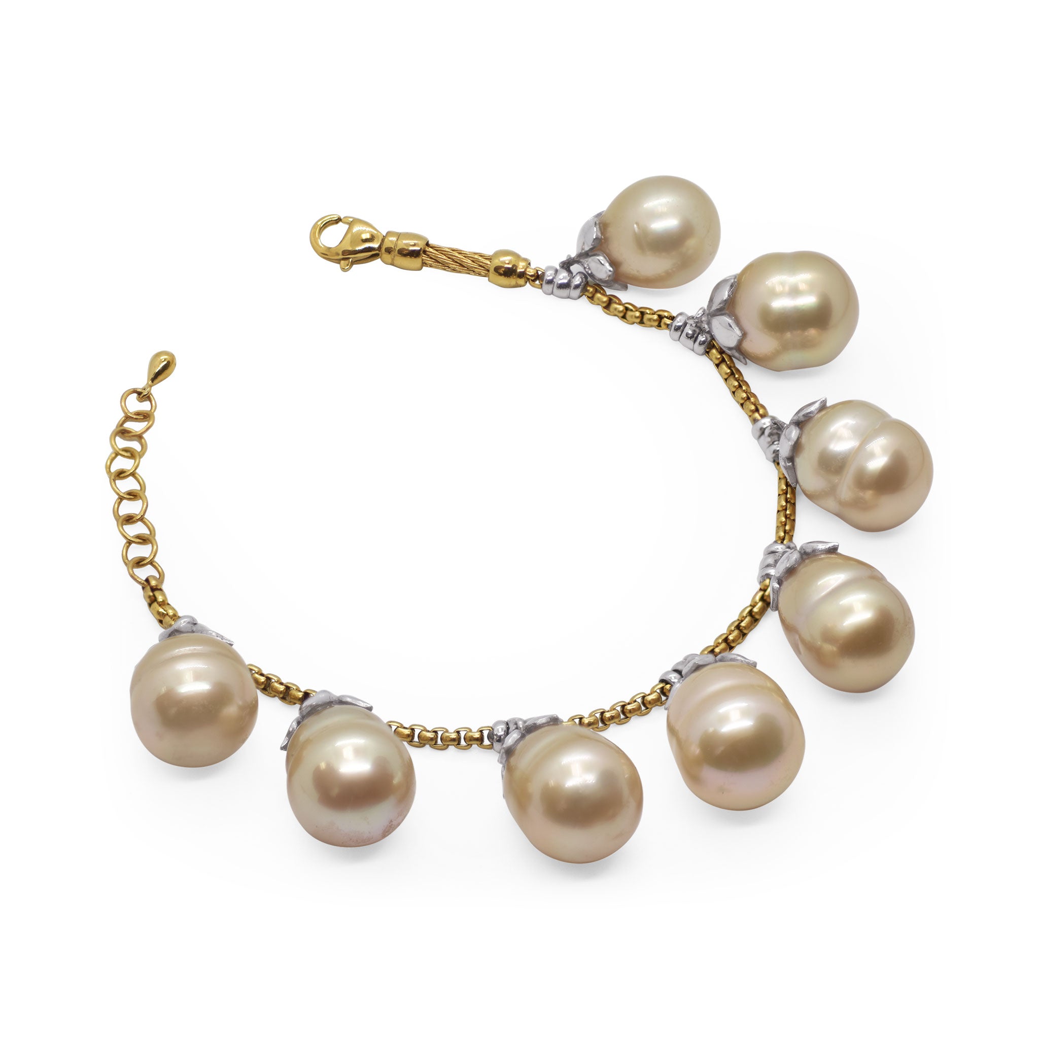 ALOR Pearl Charm Bracelet