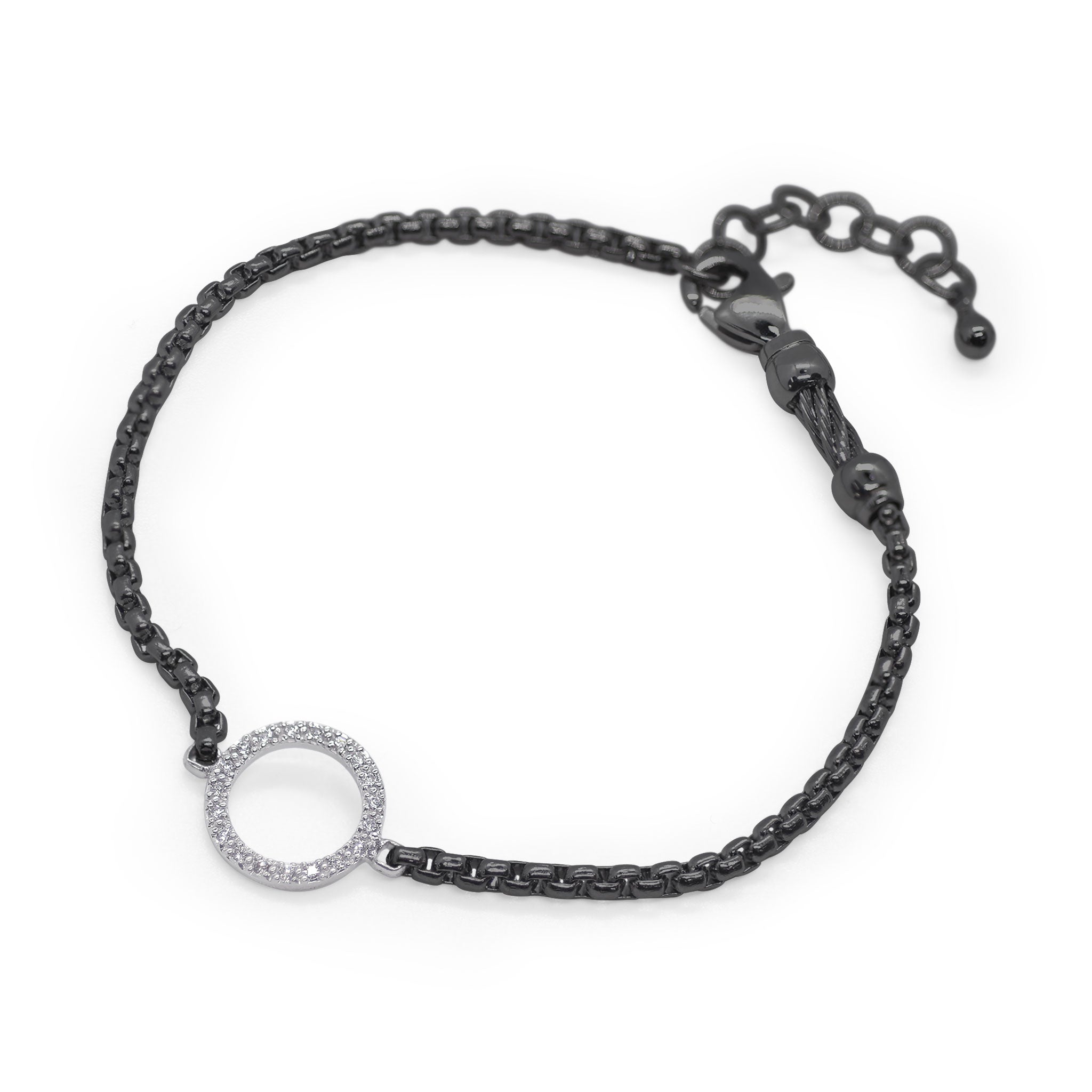 ALOR Open Circle Chain Bracelet