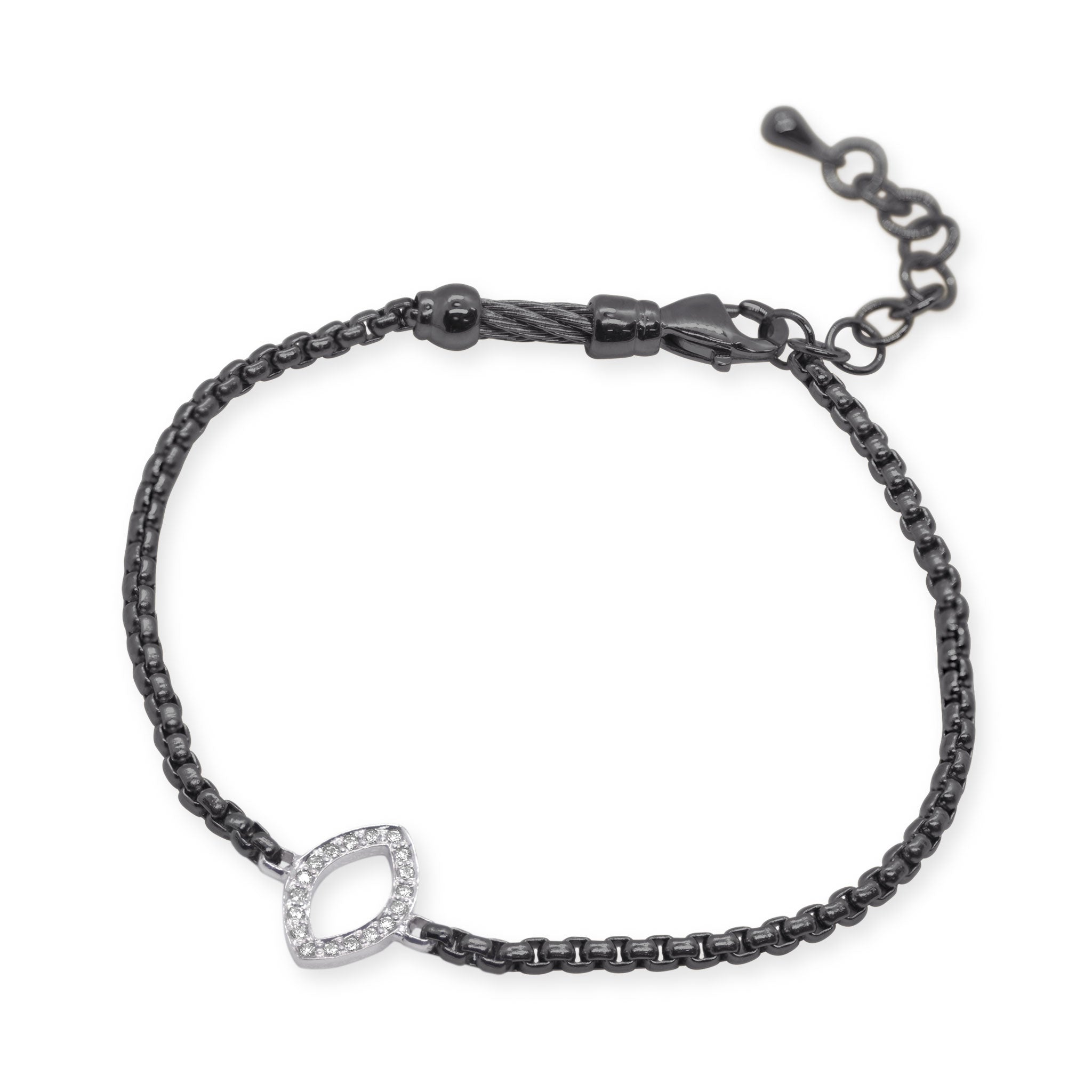 ALOR Open Marquise Chain Bracelet