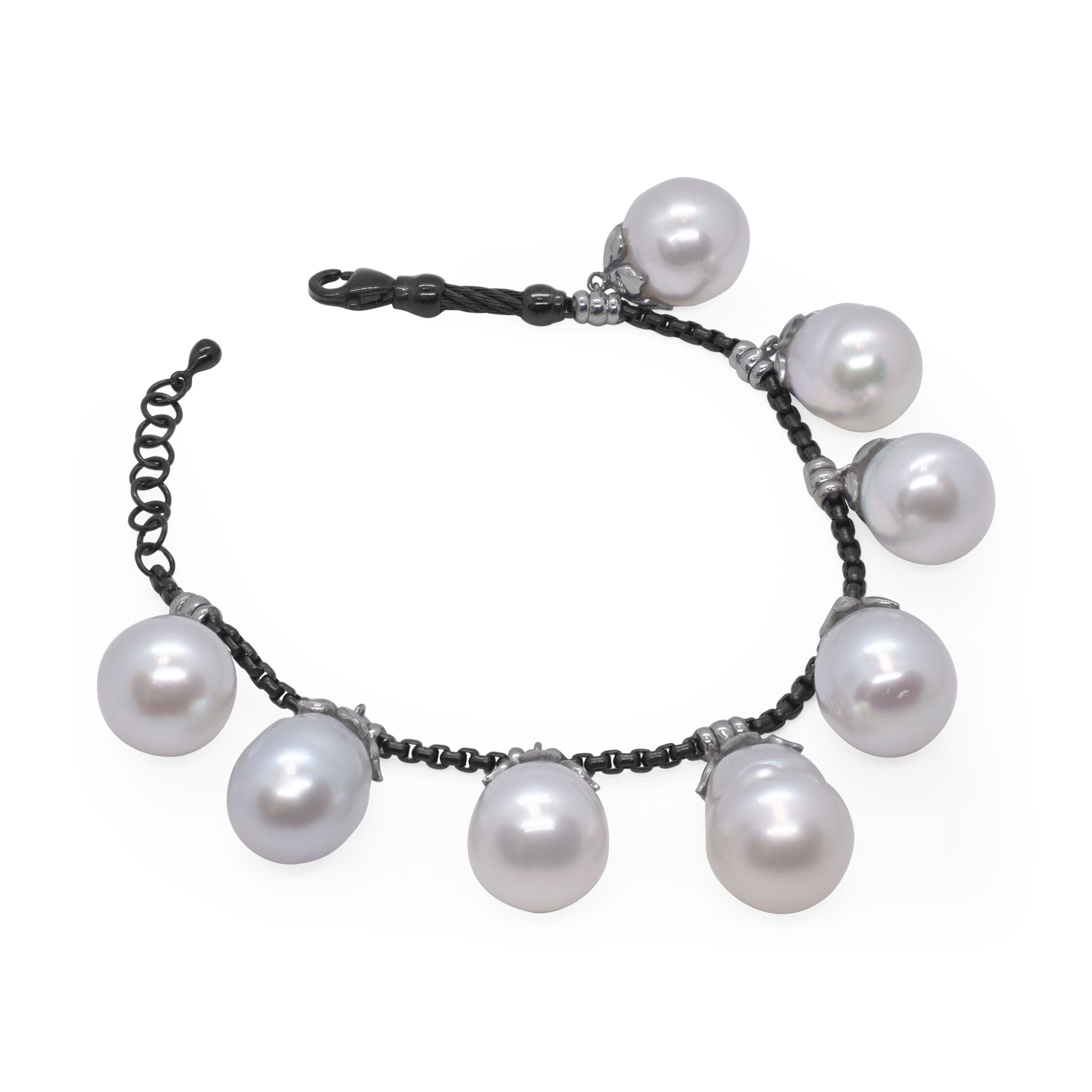 ALOR Pearl Charm Bracelet