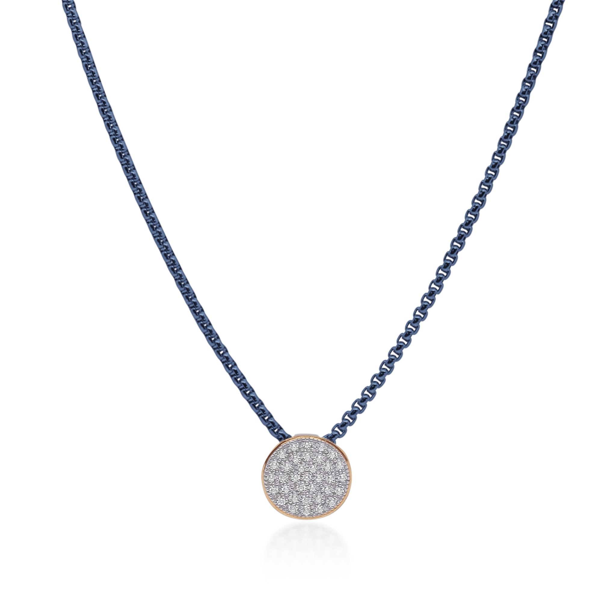 ALOR Taking Shapes Disc Necklace