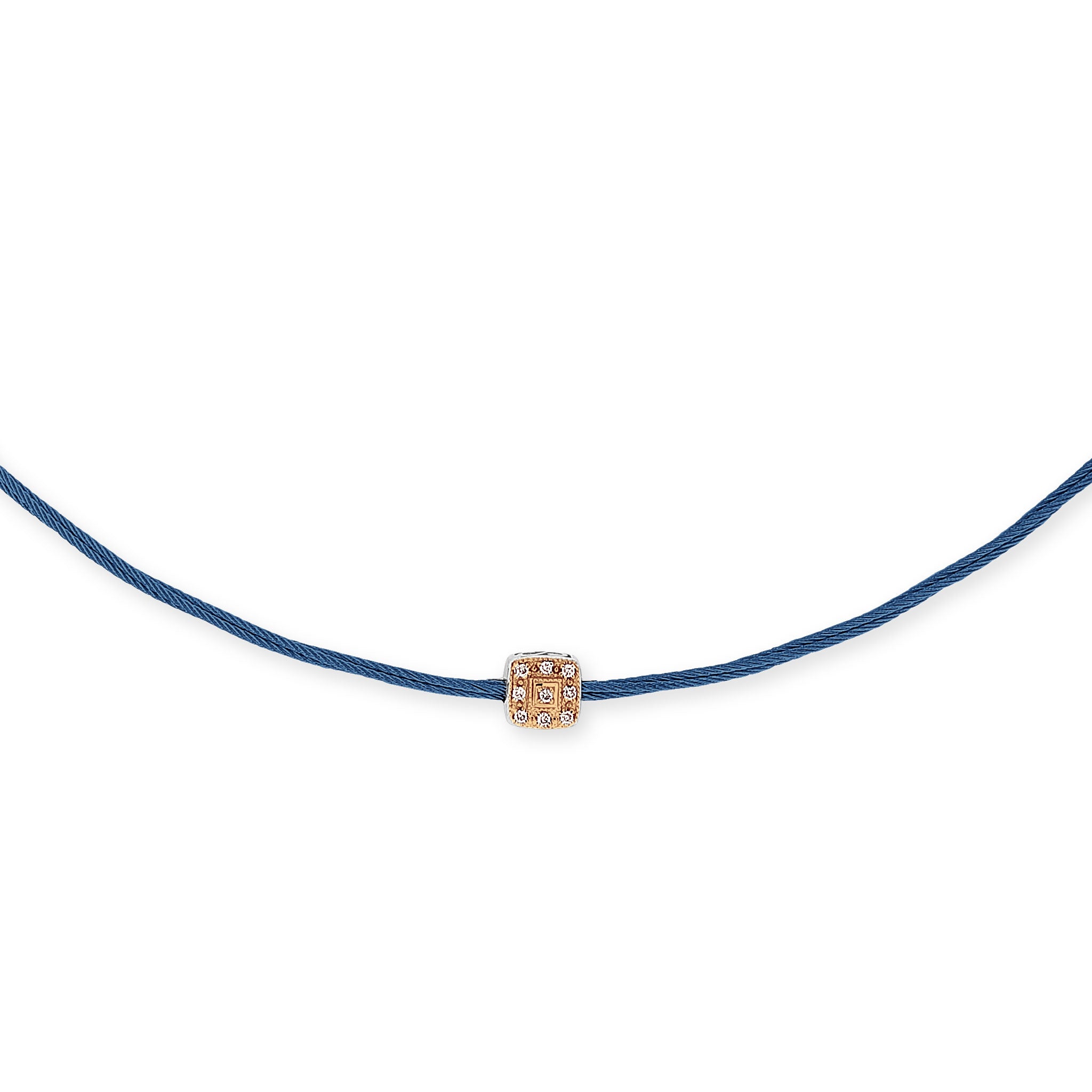 ALOR Micro Cable Station Necklace
