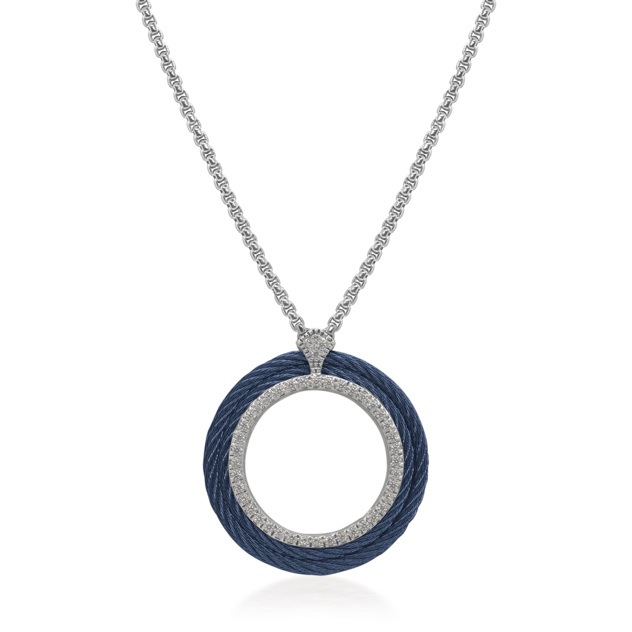 ALOR Large Open Circle Necklace