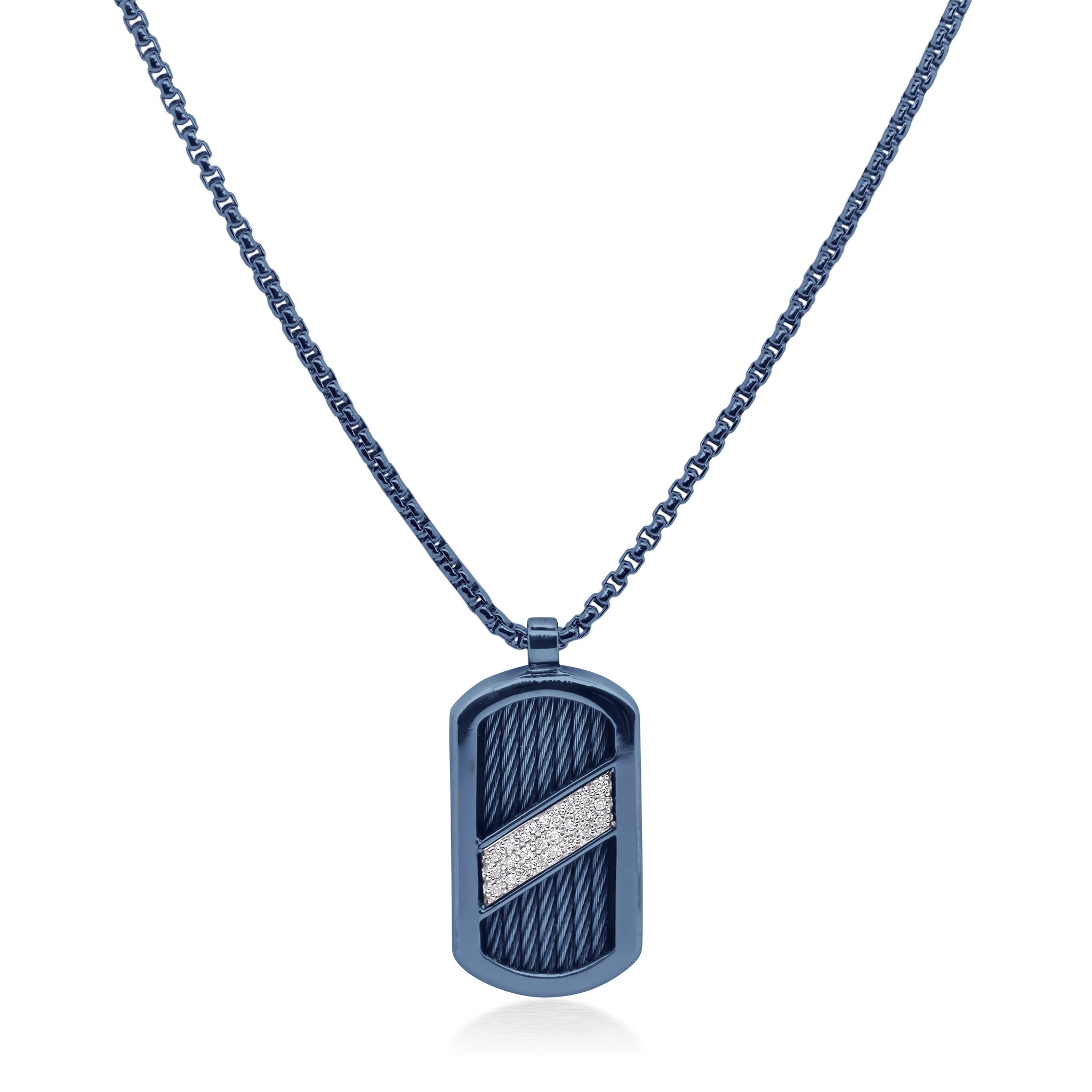 ALOR ID Unisex Tag Sash Necklace