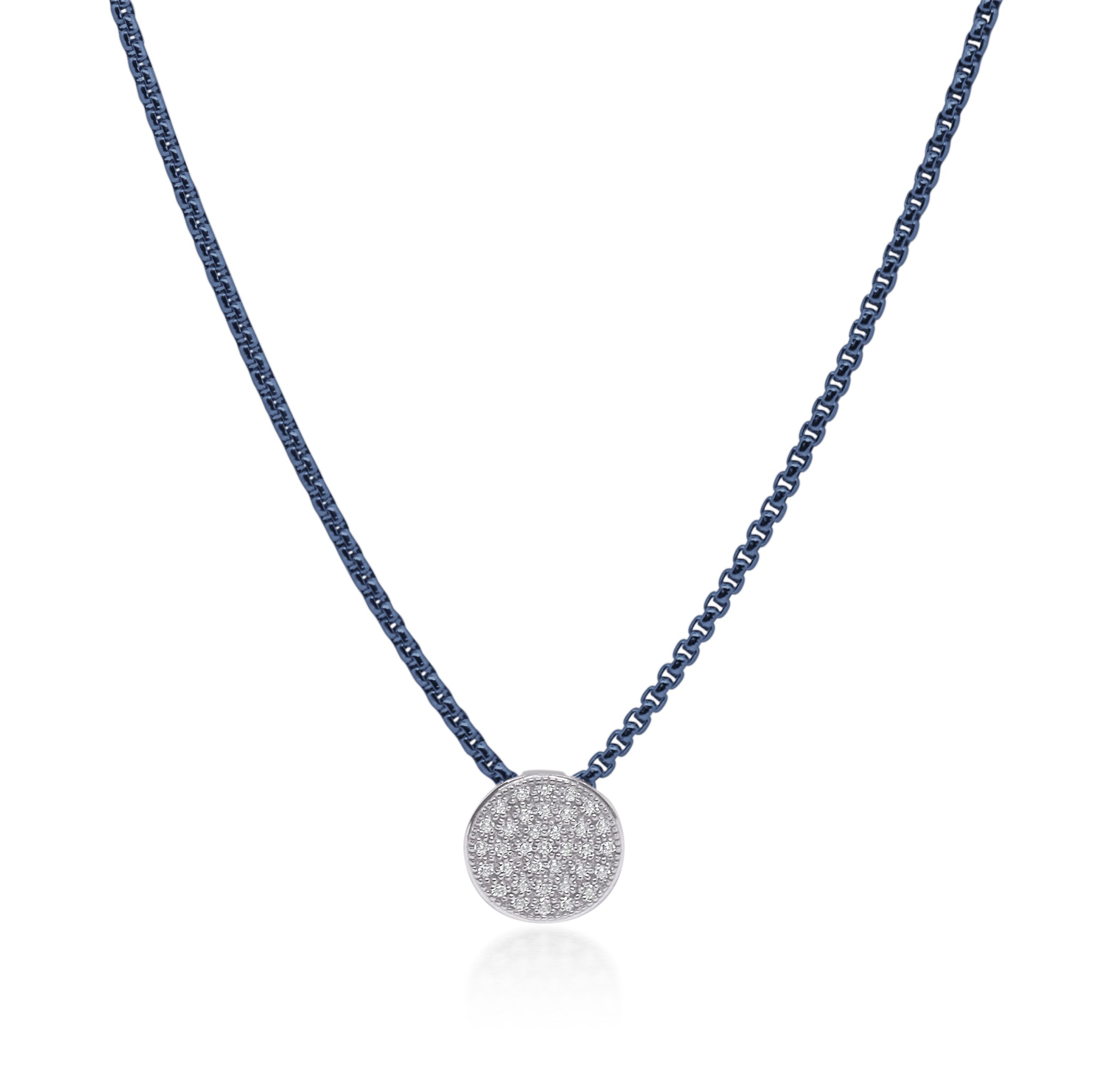 ALOR Taking Shapes Disc Necklace