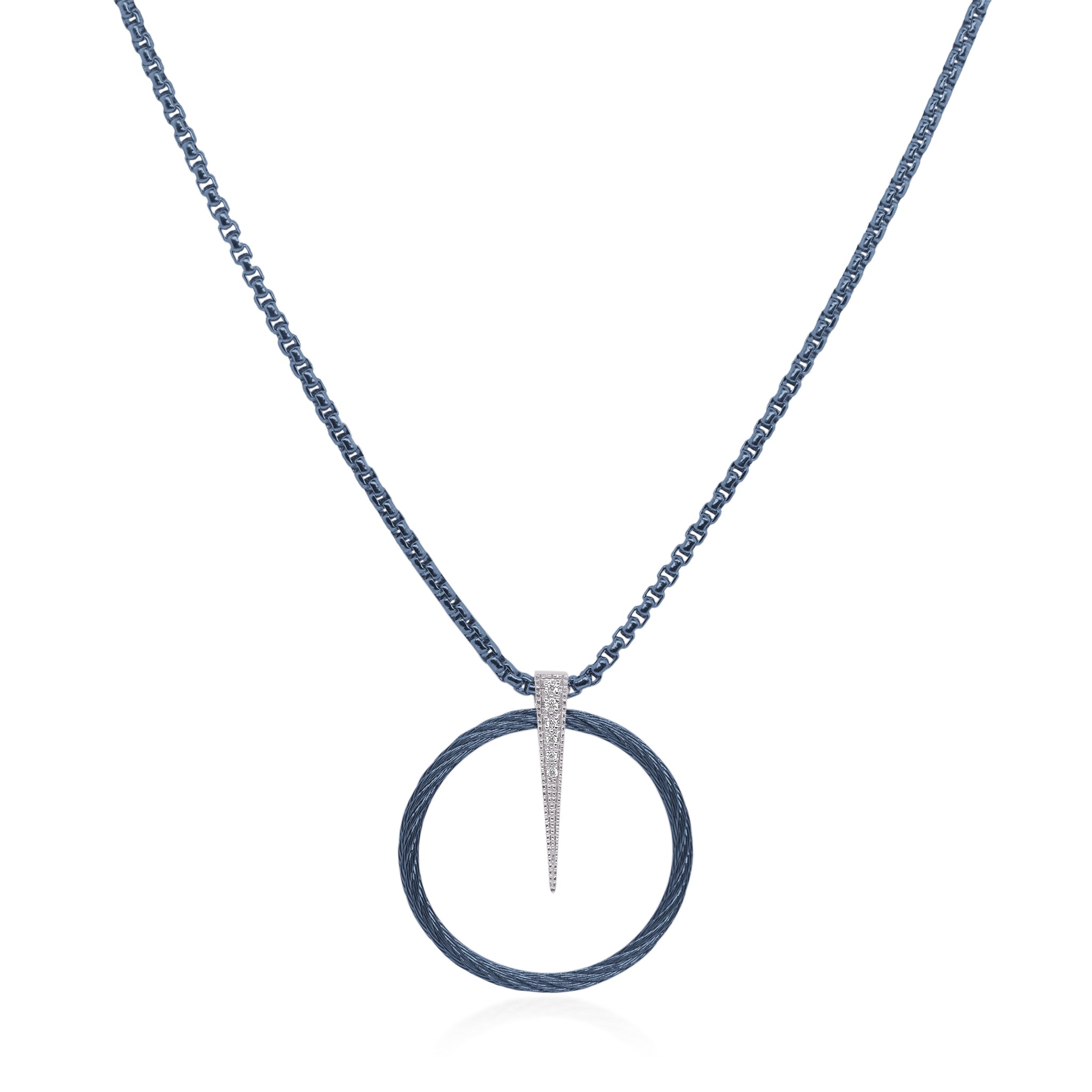ALOR Full Circle Spear Necklace