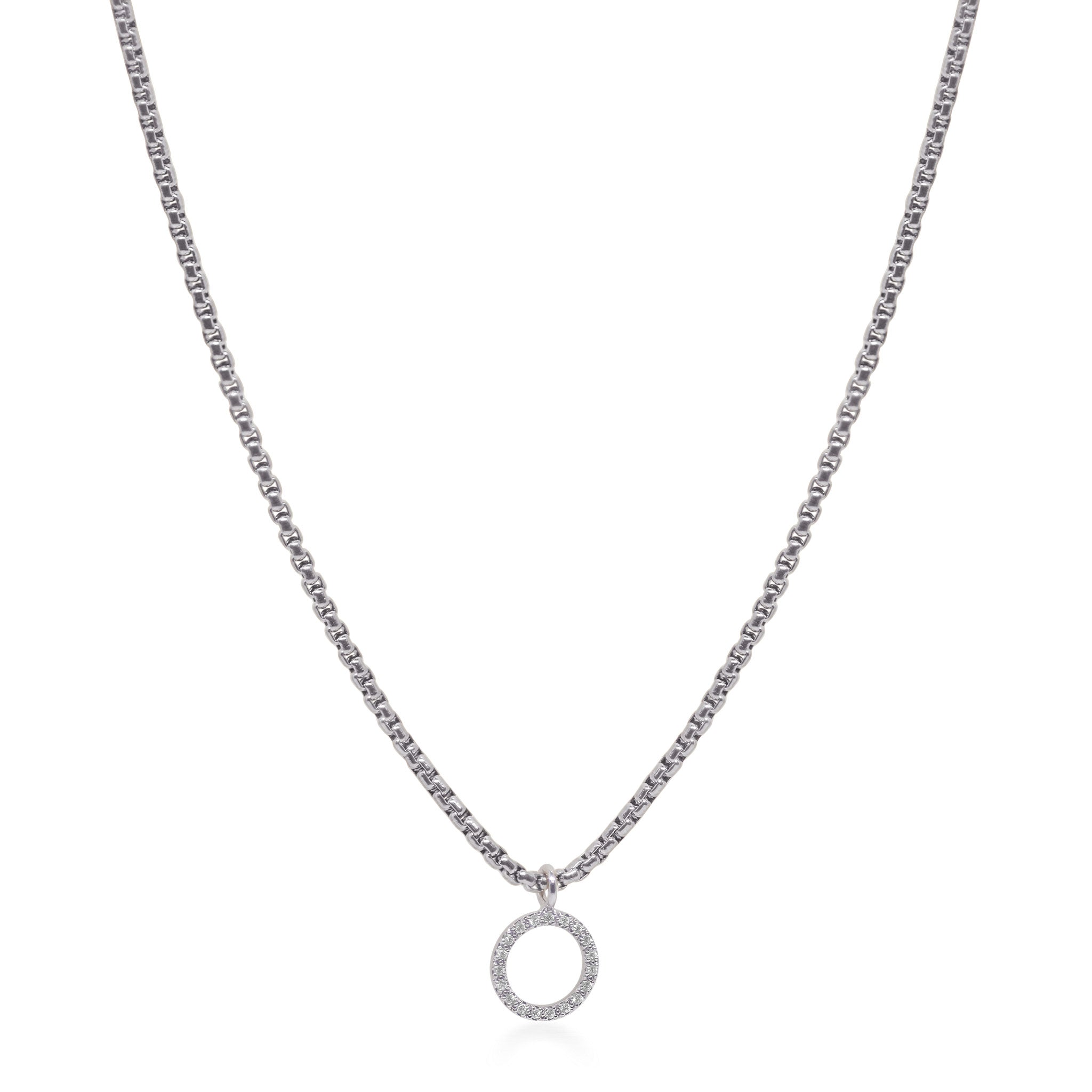 ALOR Petite Open Circle Necklace