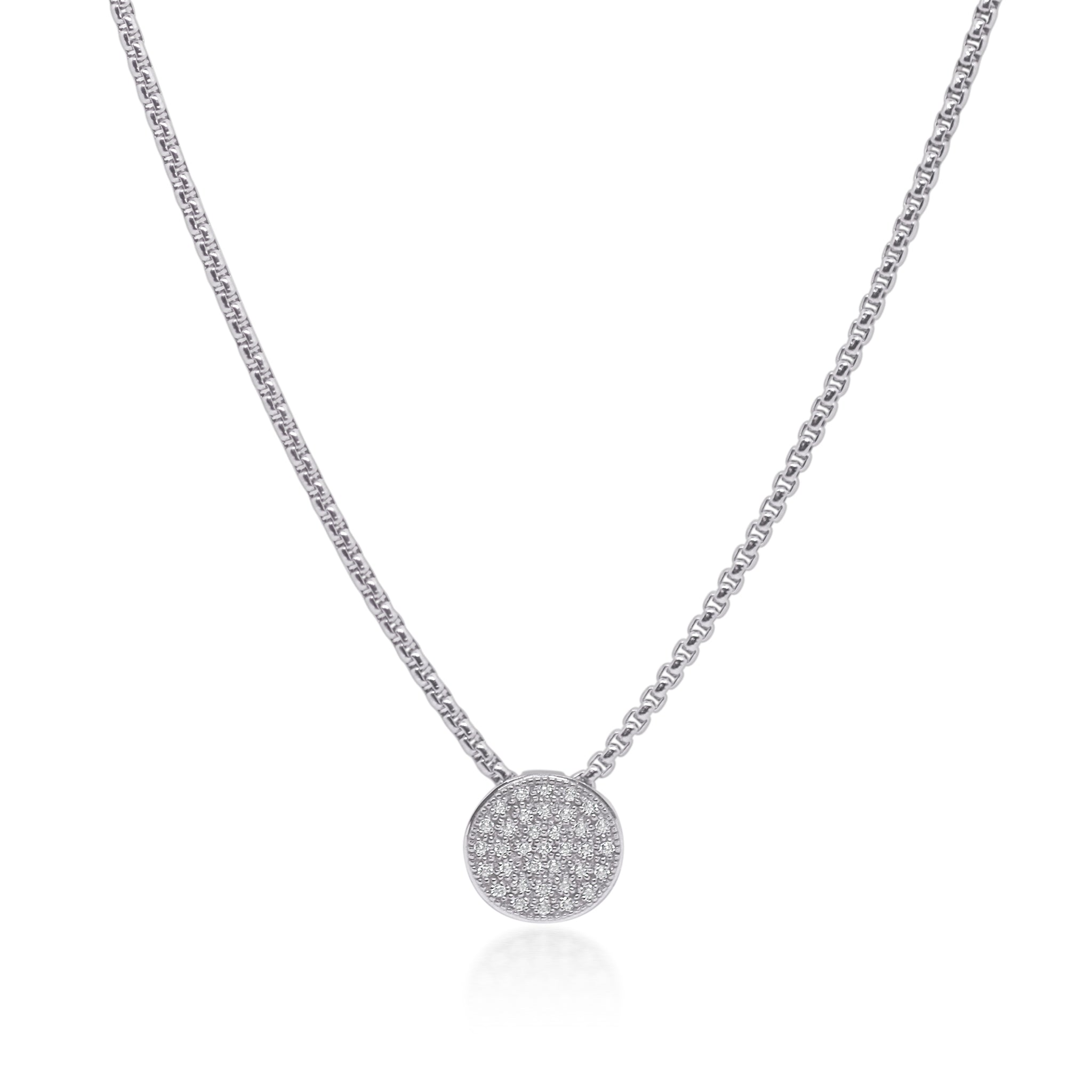 ALOR Taking Shapes Disc Necklace