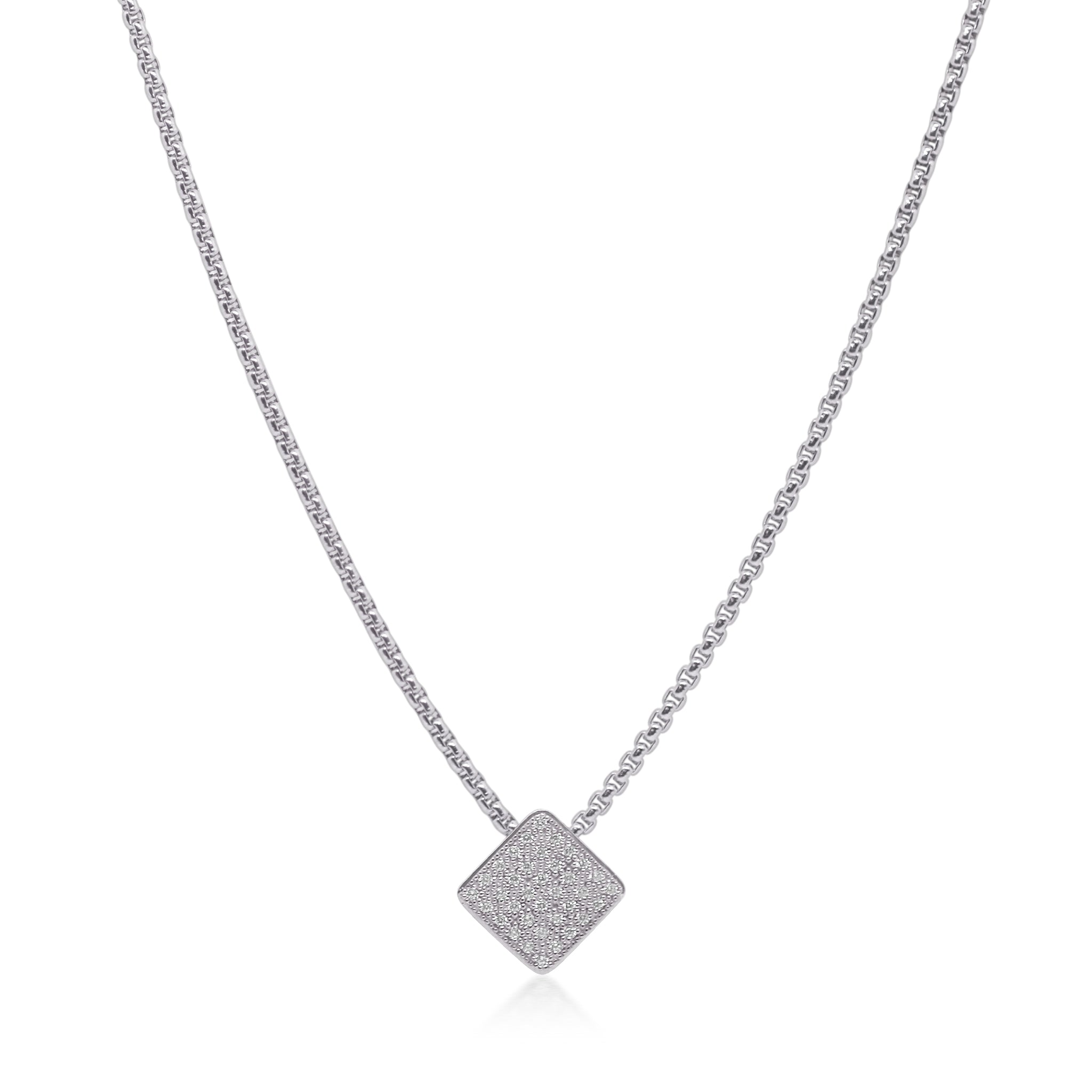 ALOR Taking Shapes Square Necklace