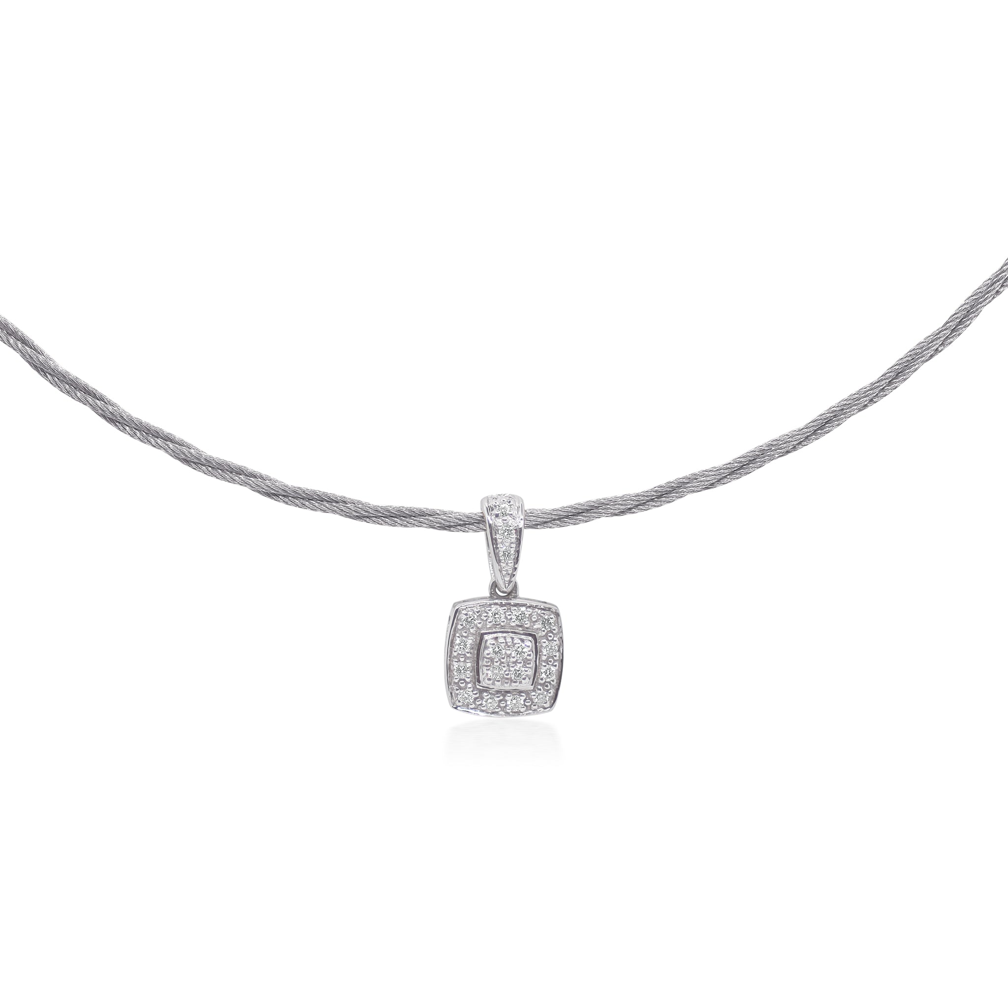 ALOR Cushion Pendant Necklace