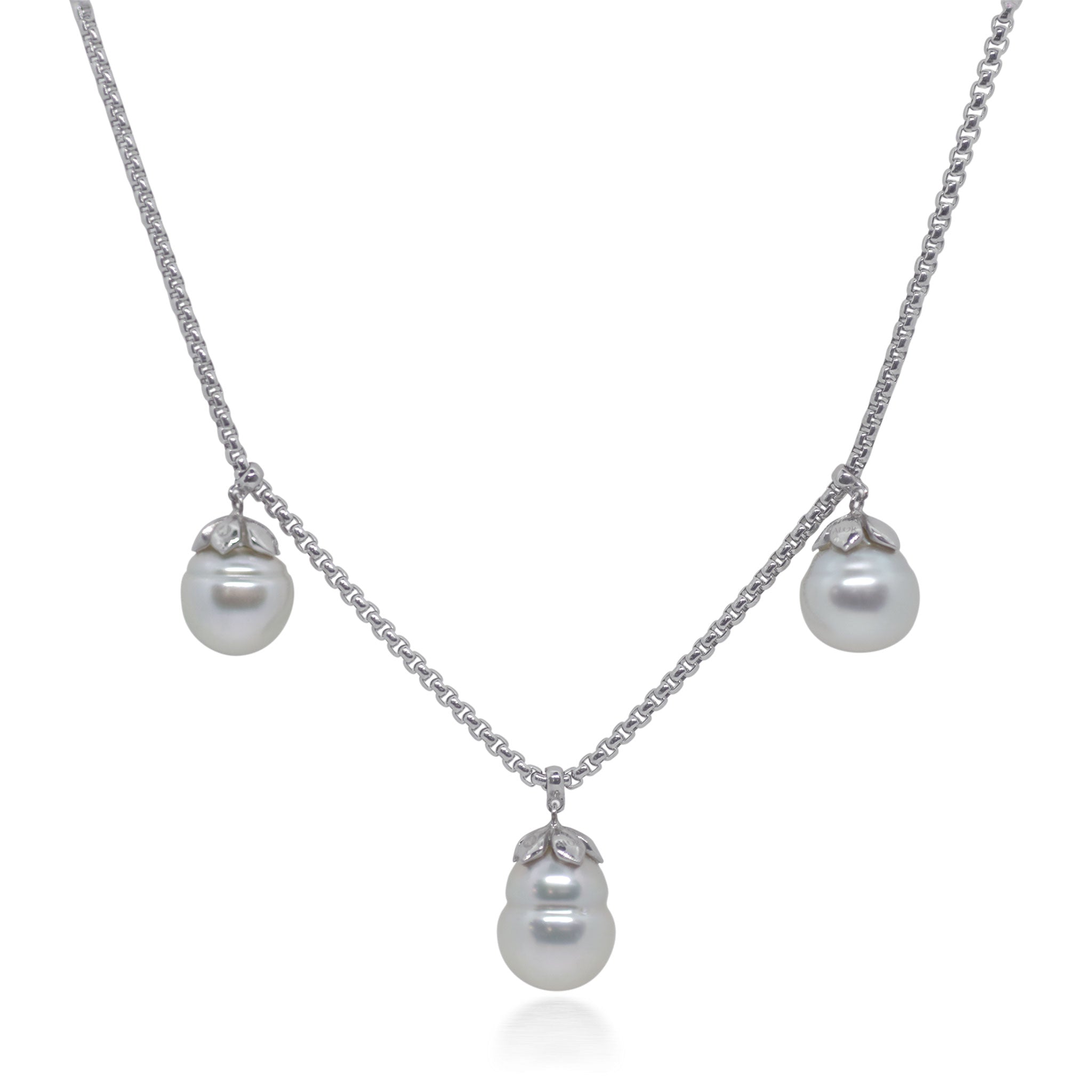 ALOR Triple Drop Necklace