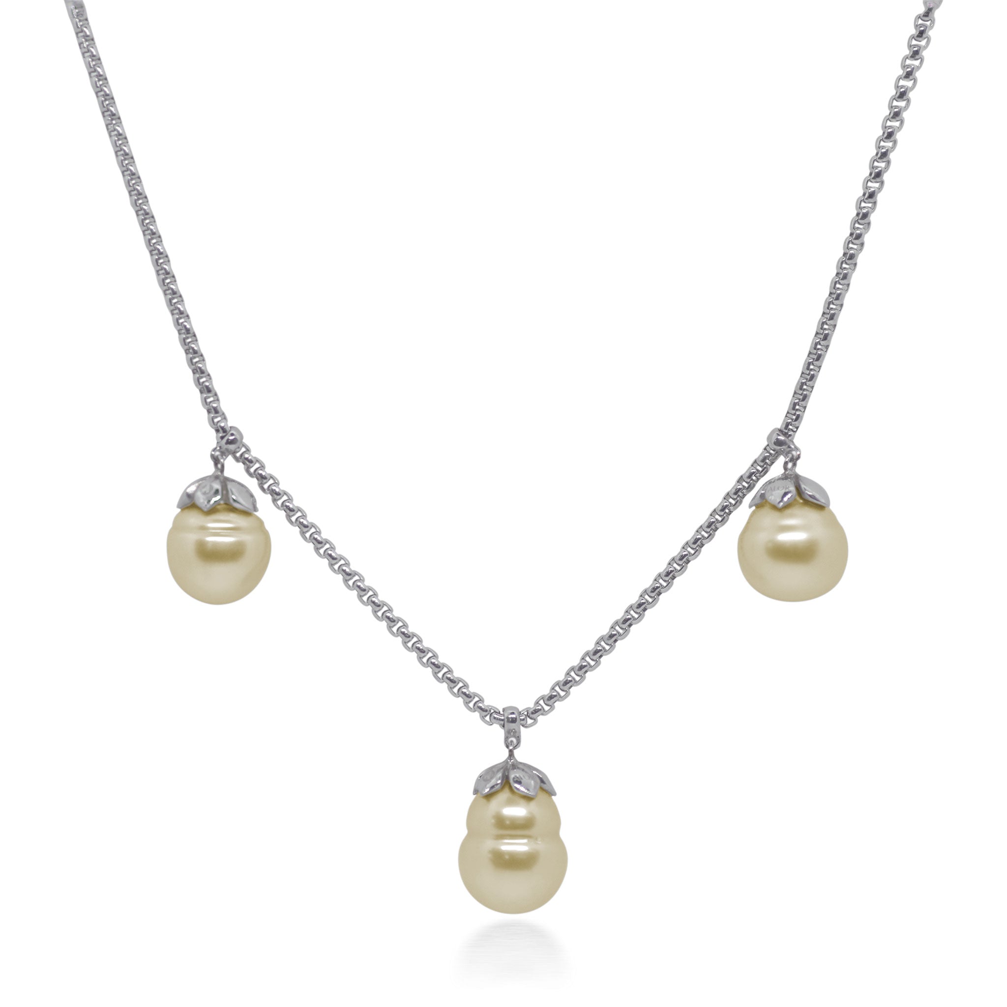 ALOR Triple Drop Necklace