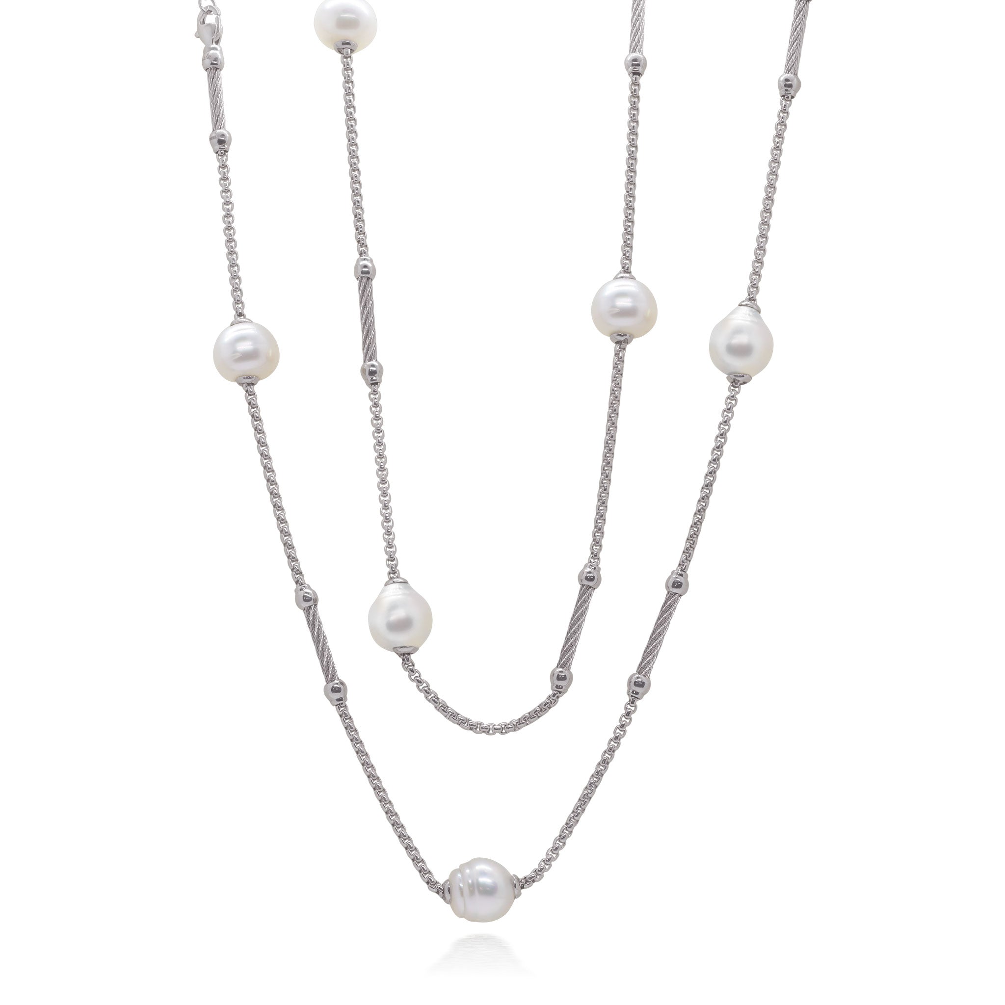 ALOR Pearl Station Necklace