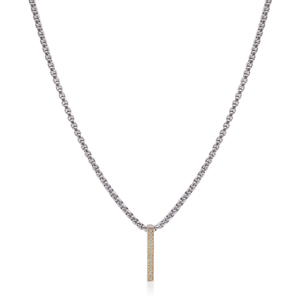 ALOR Petite Linear Bar Necklace