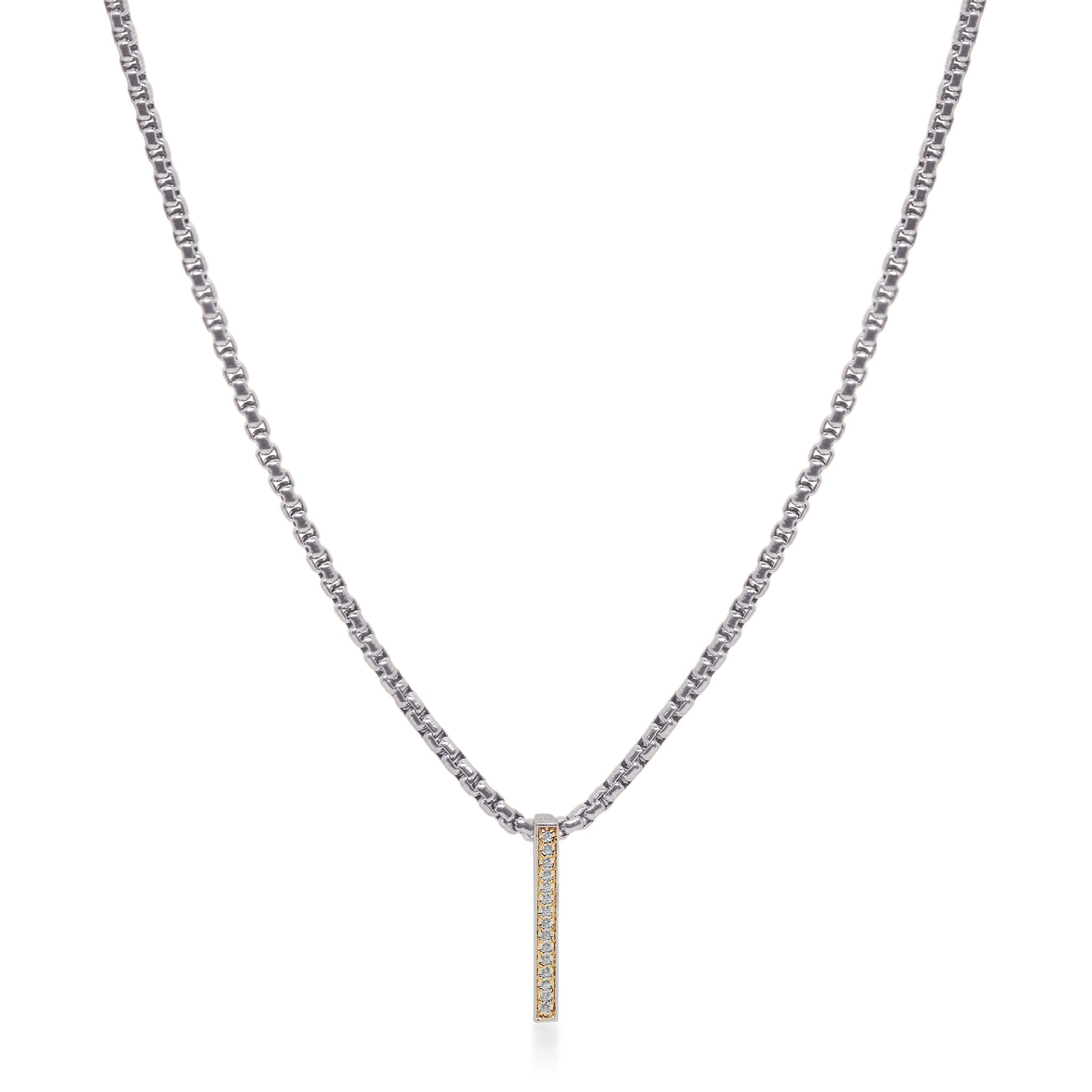 ALOR Petite Linear Bar Necklace