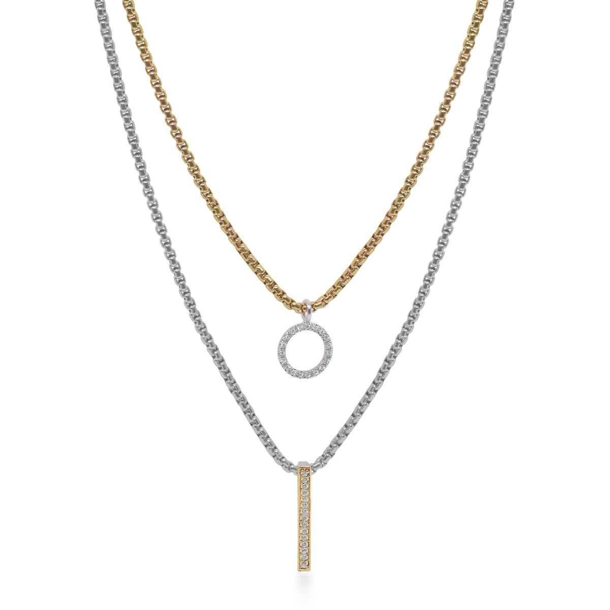 ALOR Double Layered Necklace