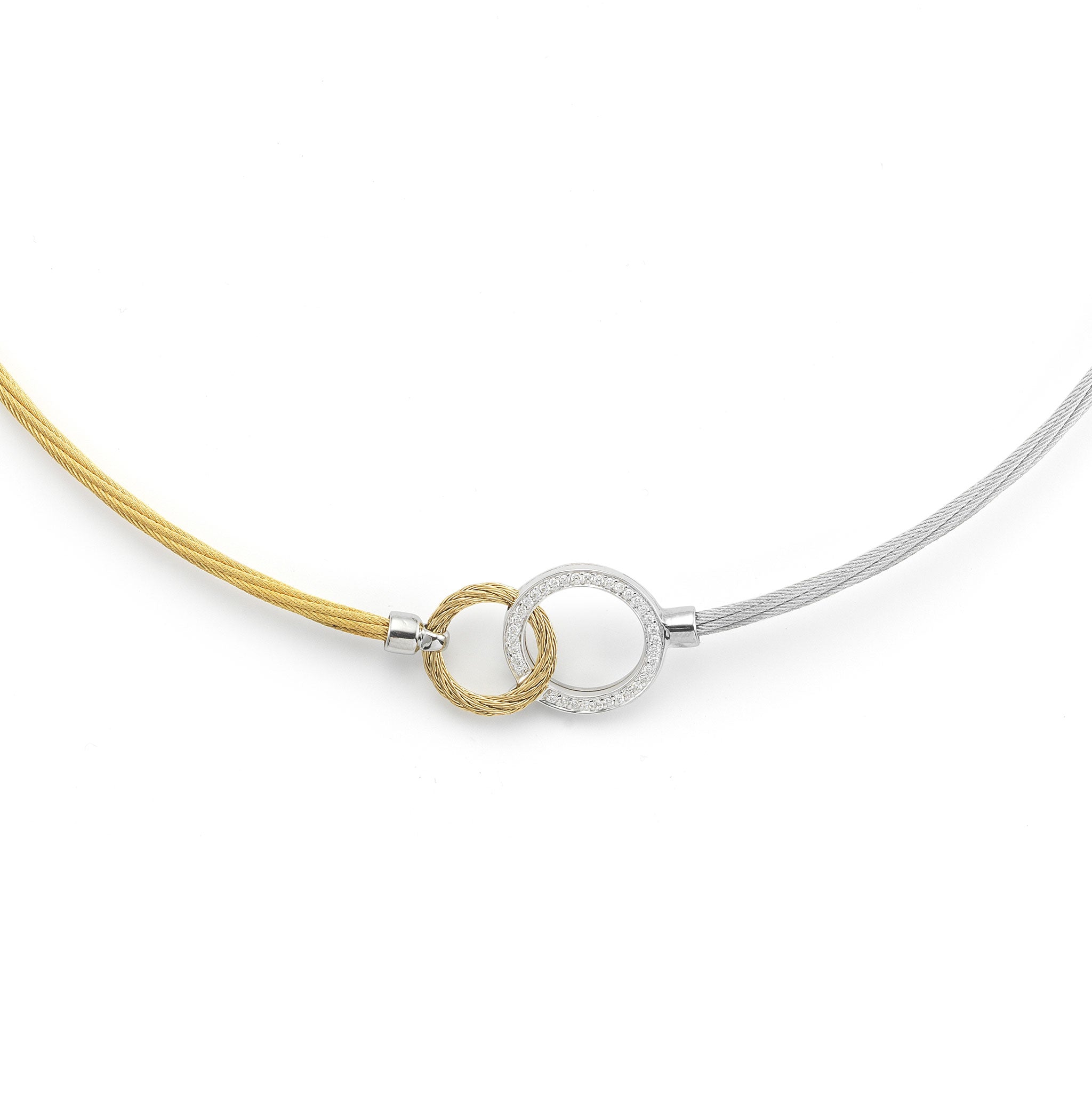 ALOR Interlocking Ring Necklace