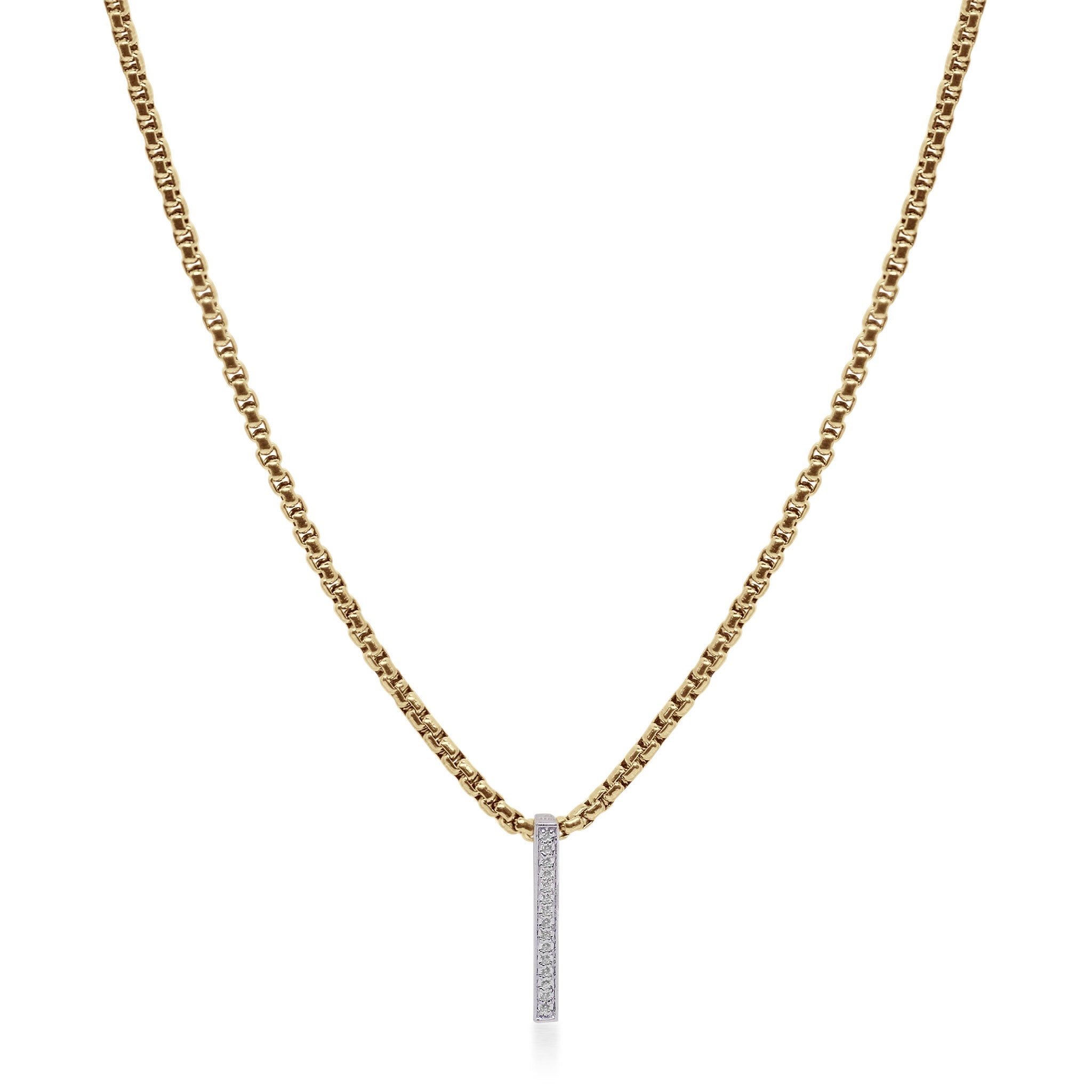 ALOR Petite Linear Bar Necklace