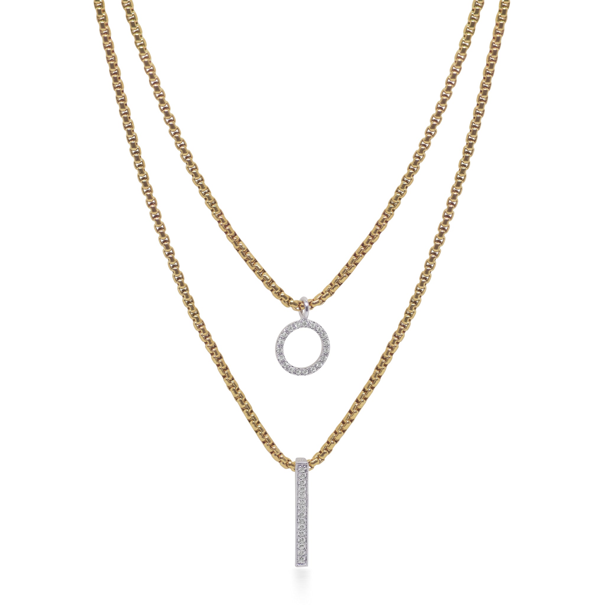 ALOR Double Layered Necklace
