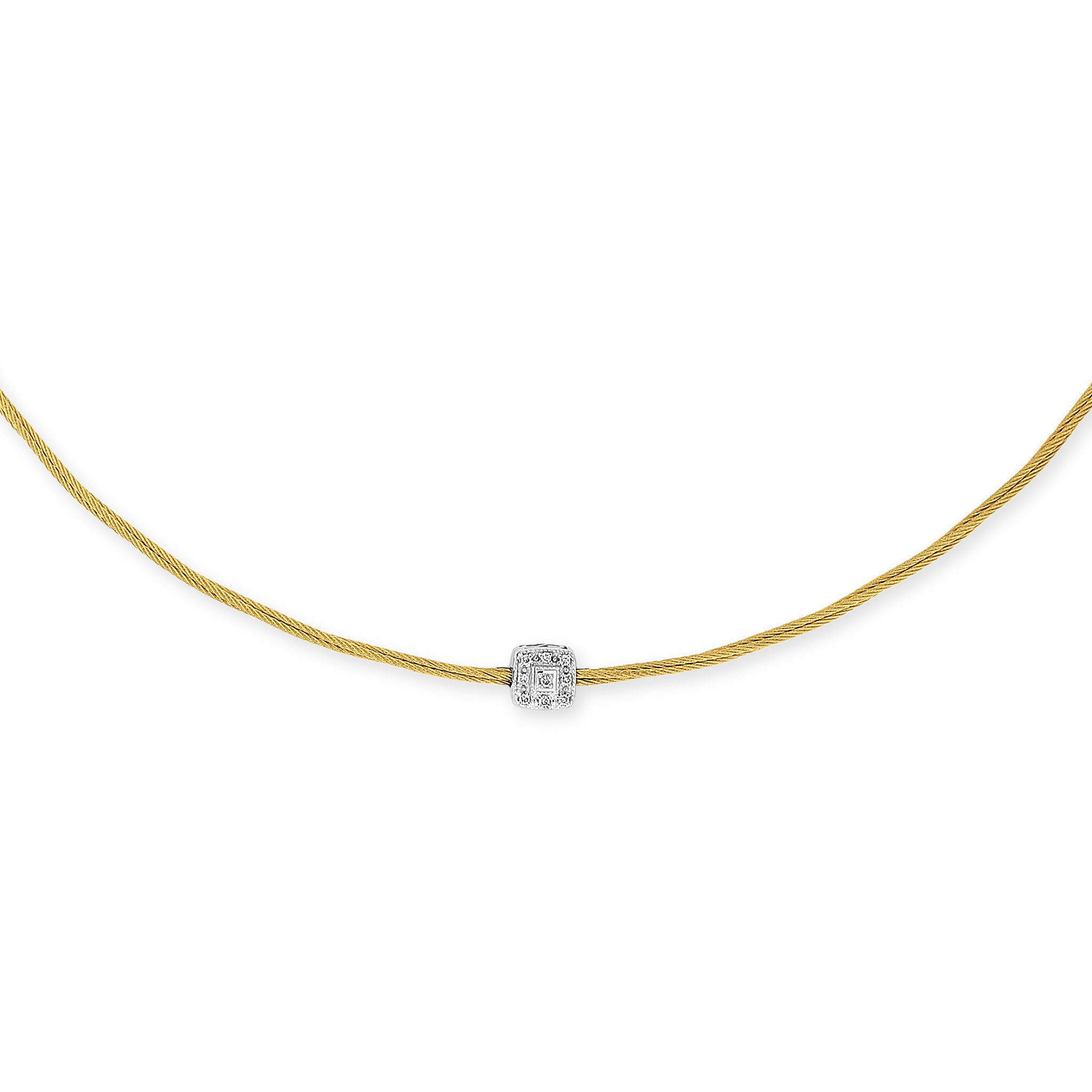 ALOR Micro Cable Station Necklace