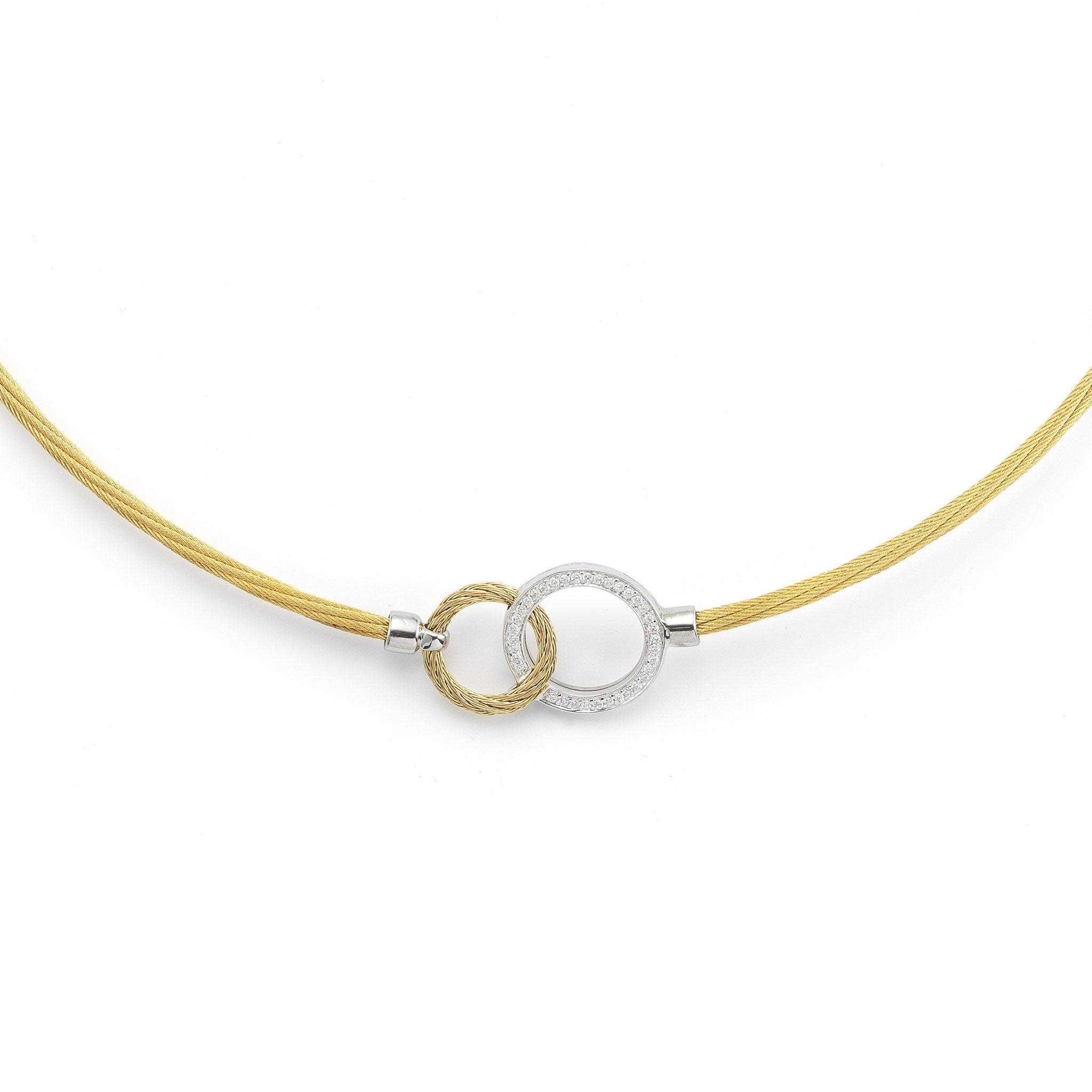ALOR Interlocking Ring Necklace