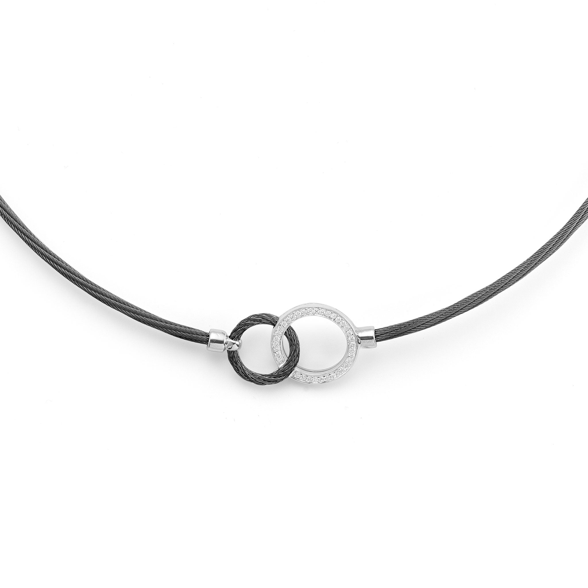 ALOR Interlocking Ring Necklace