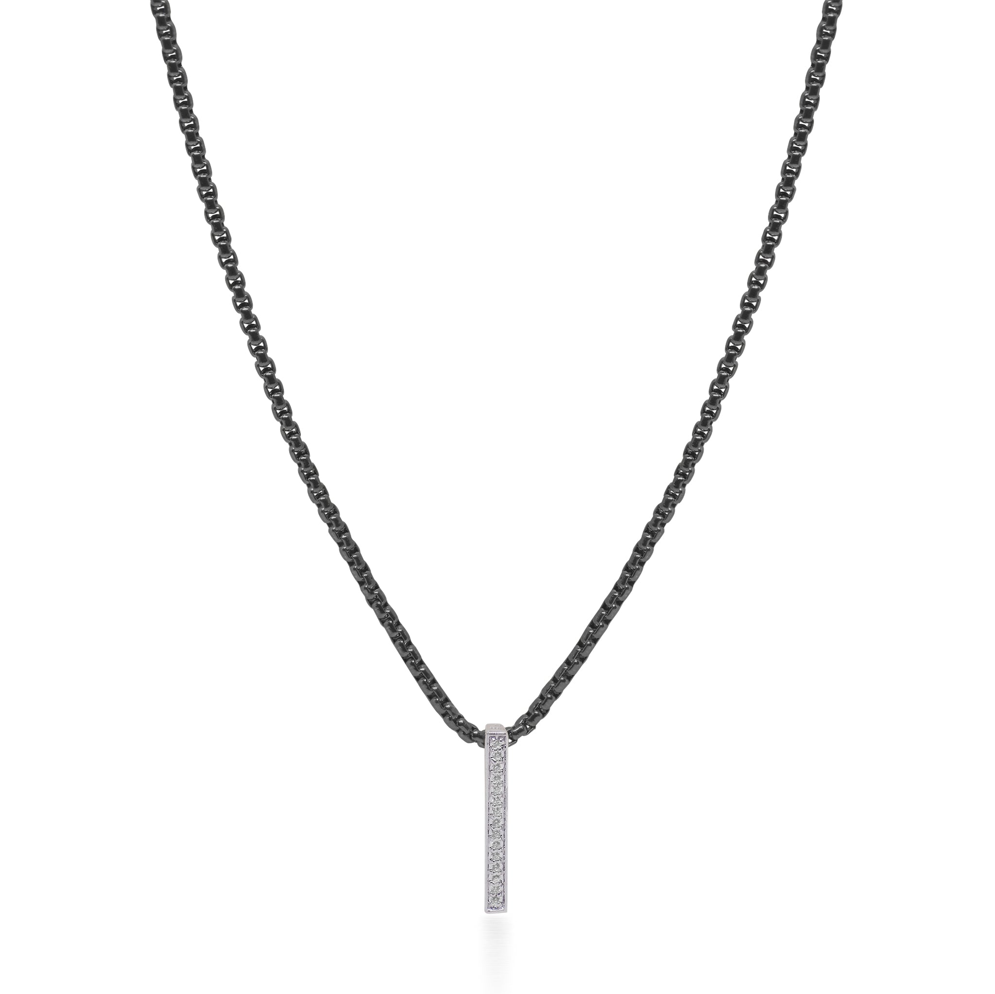 ALOR Petite Linear Bar Necklace