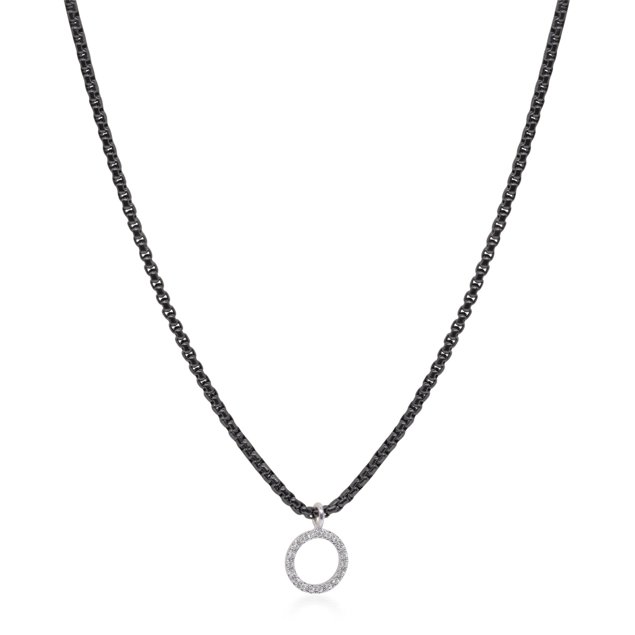 ALOR Petite Open Circle Necklace