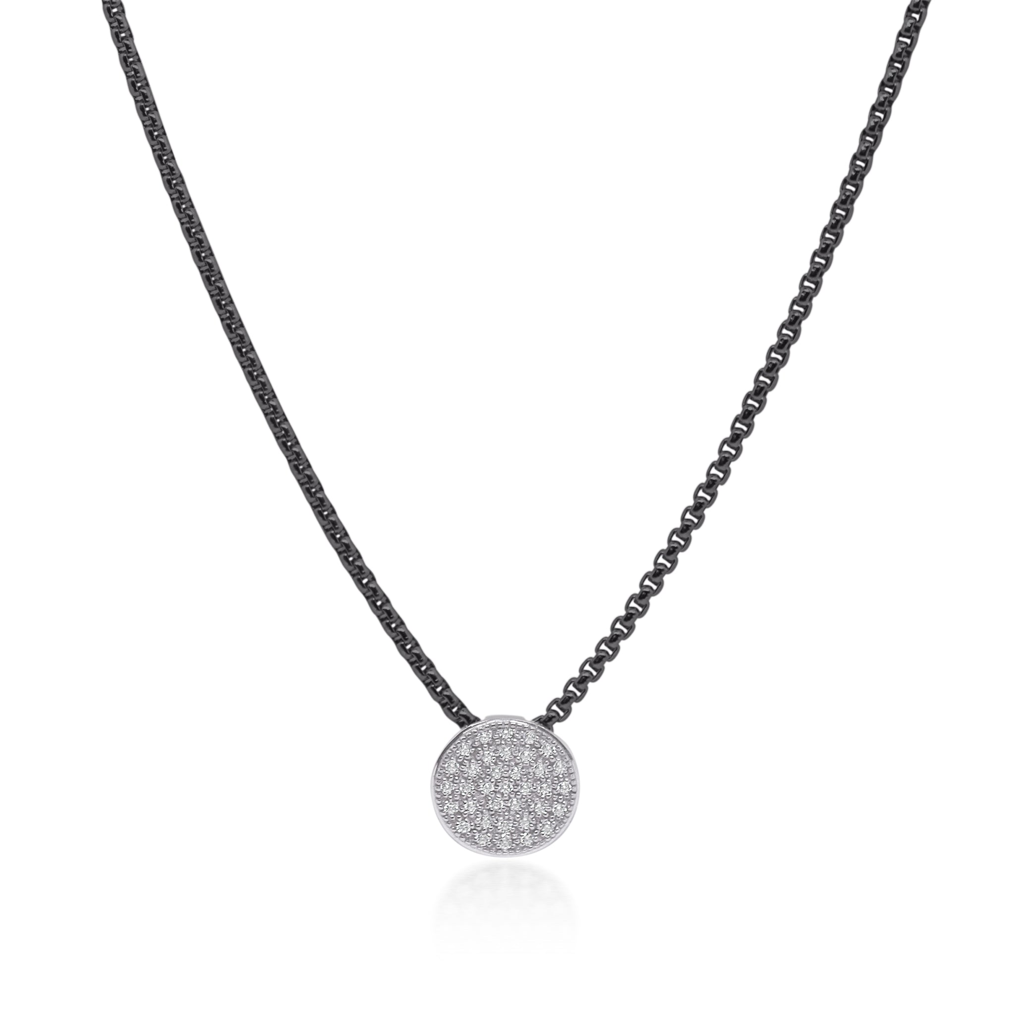 ALOR Taking Shapes Disc Necklace