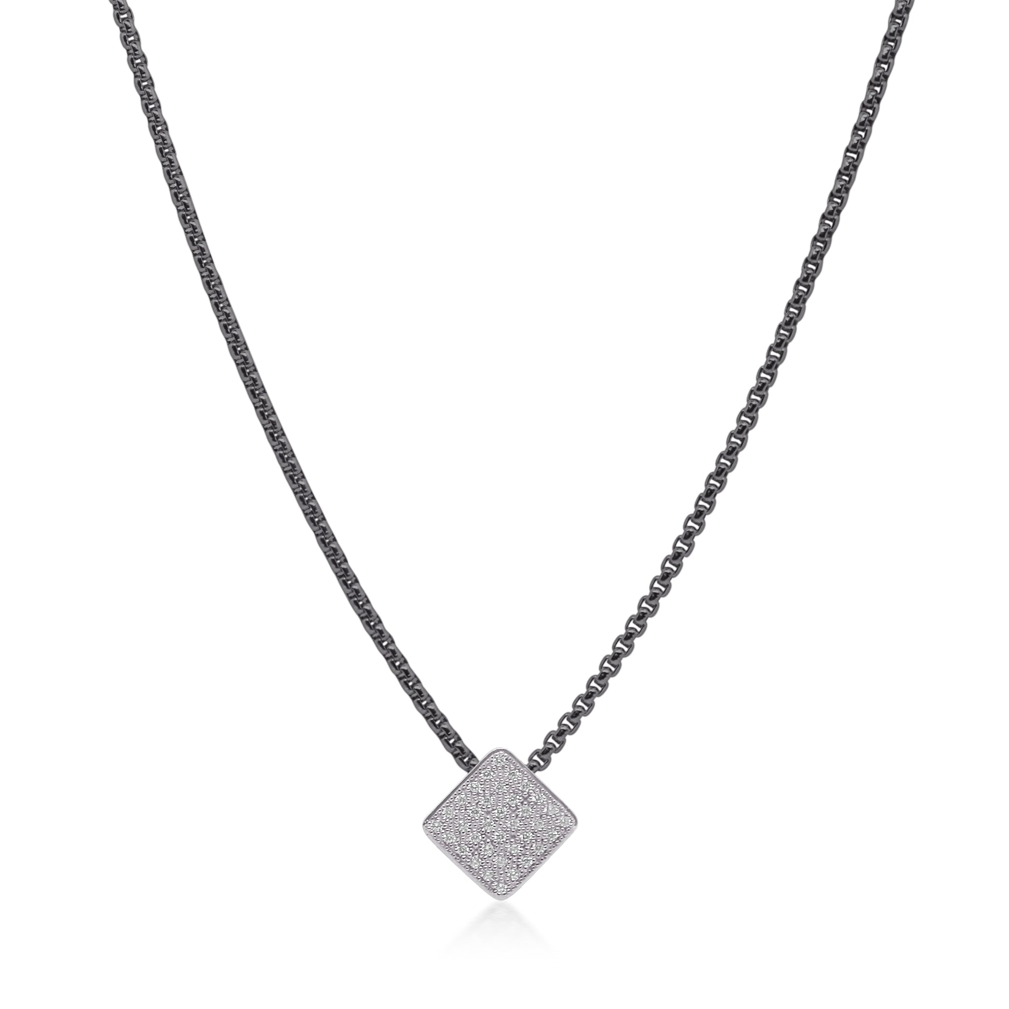 ALOR Taking Shapes Square Necklace