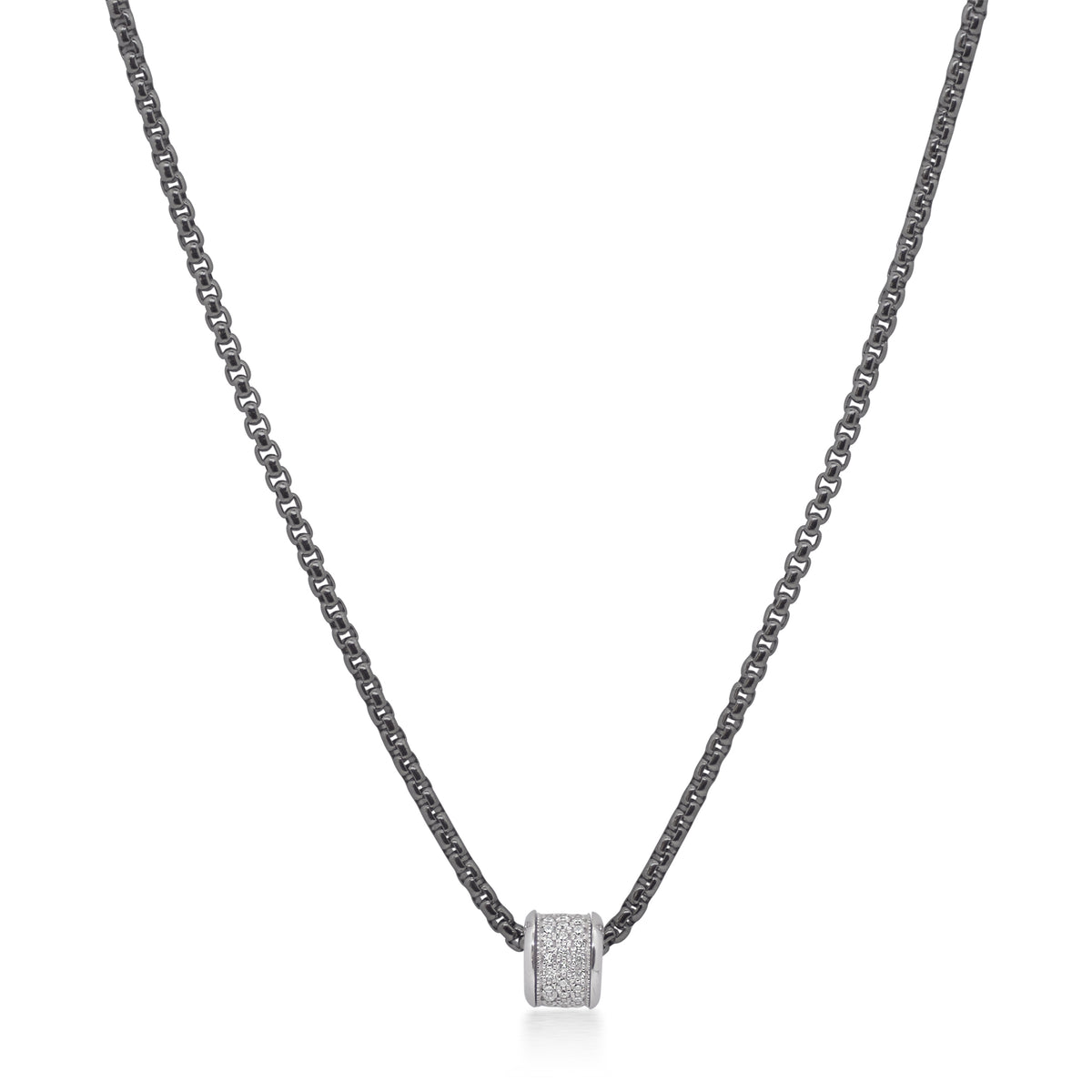 ALOR Barrel Chain Necklace