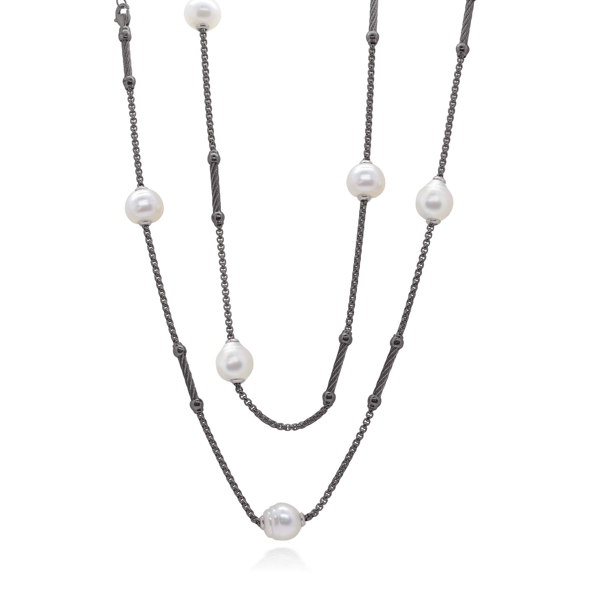 ALOR Pearl Station Necklace