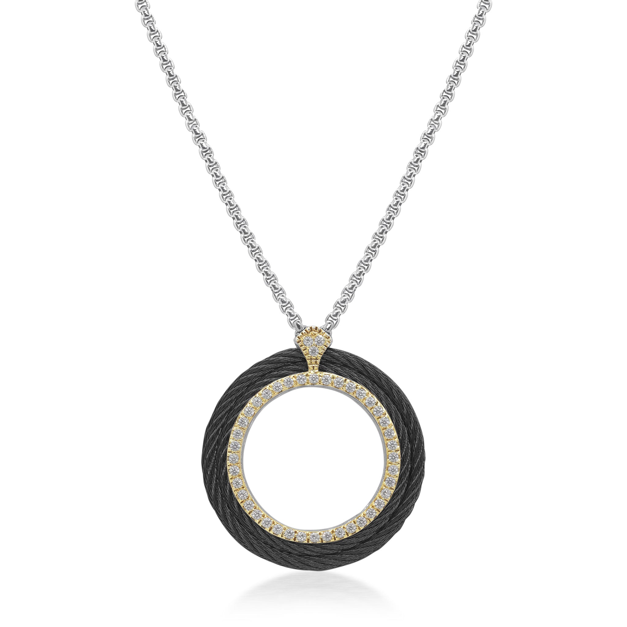 ALOR Large Open Circle Necklace