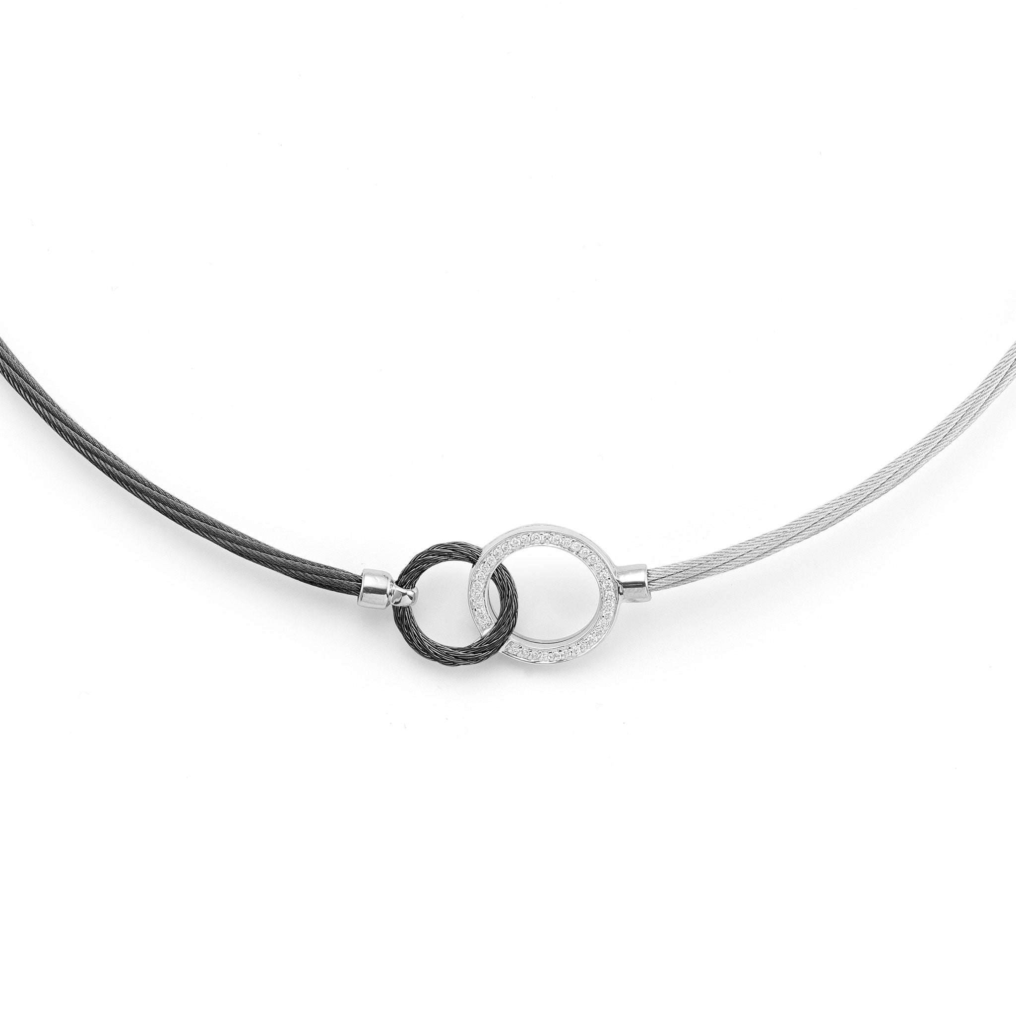 ALOR Interlocking Ring Necklace