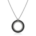 ALOR Large Open Circle Necklace