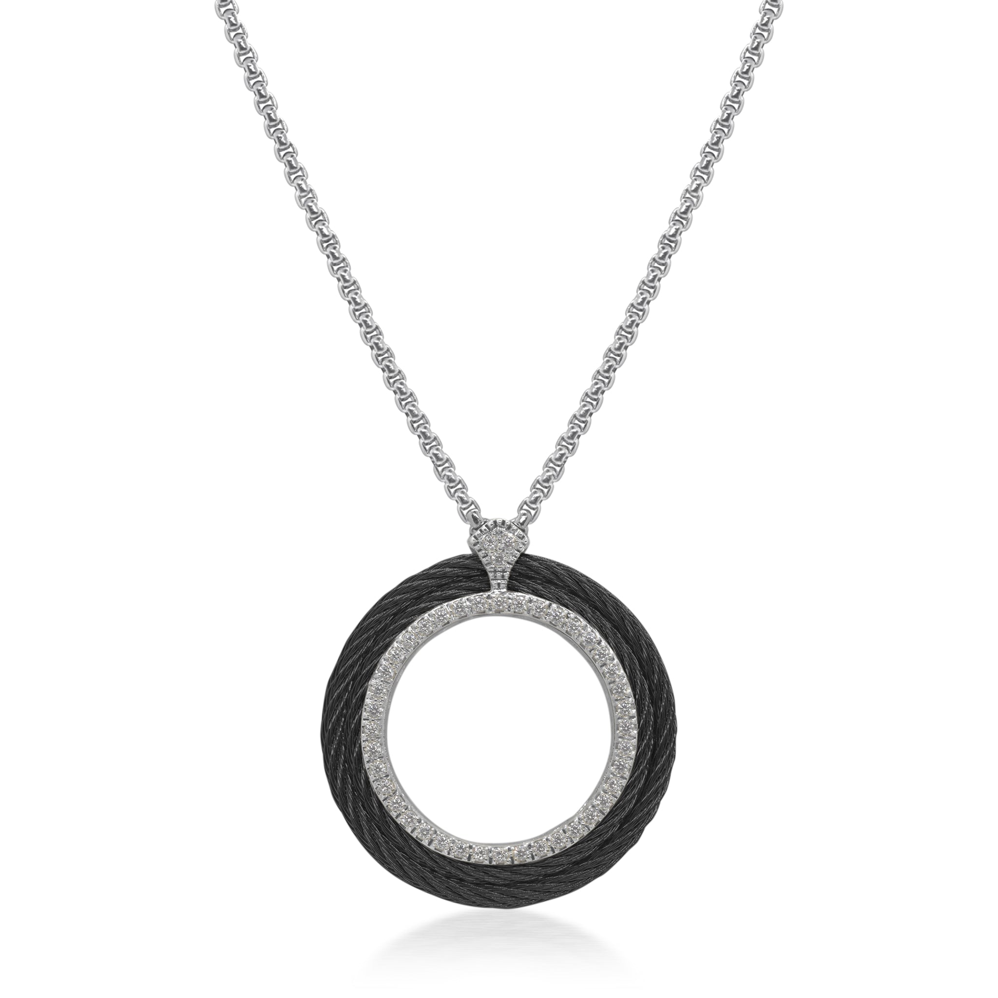ALOR Large Open Circle Necklace