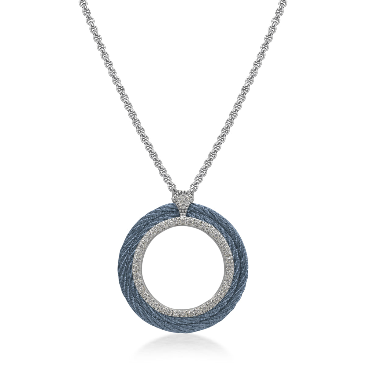 ALOR Large Open Circle Necklace