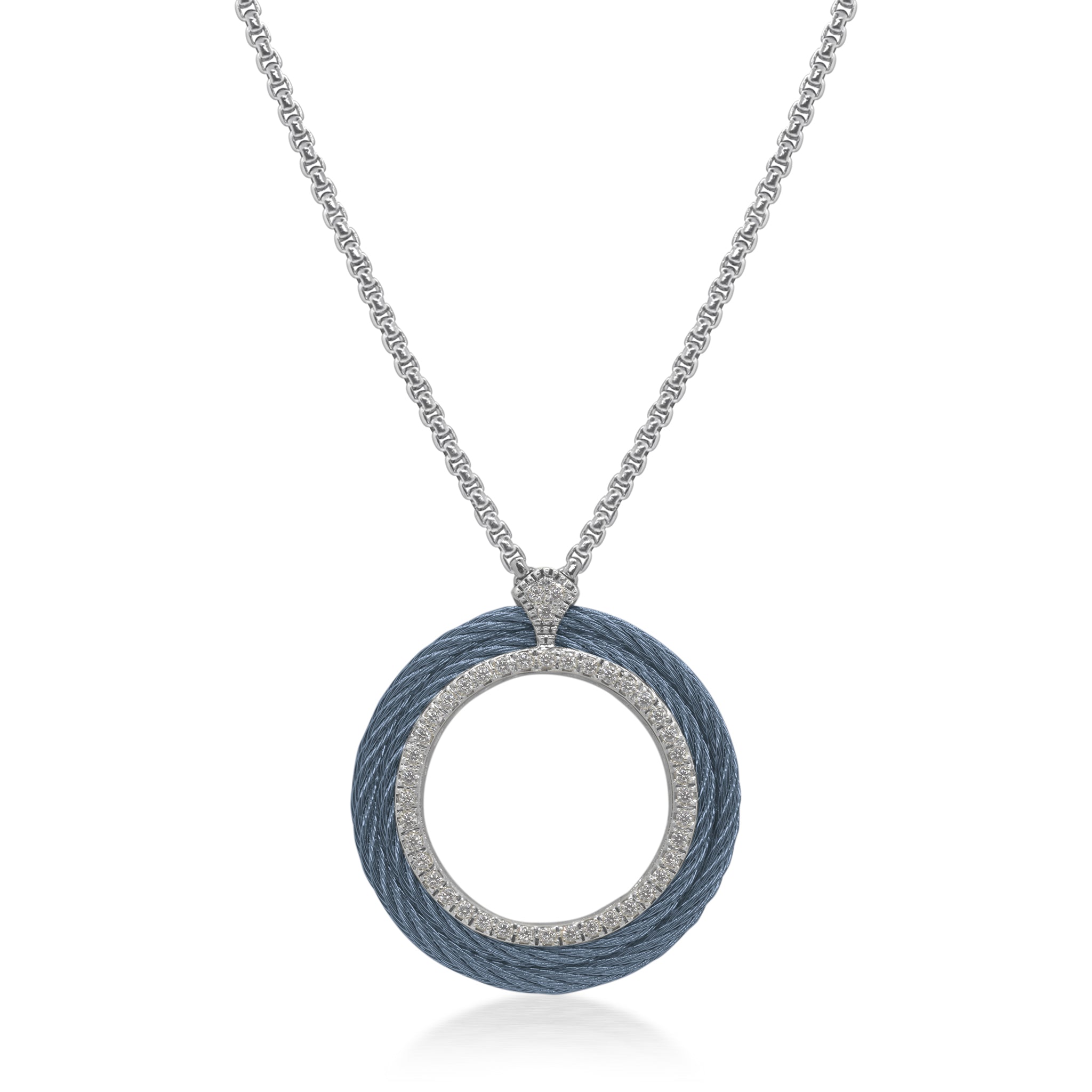 ALOR Large Open Circle Necklace
