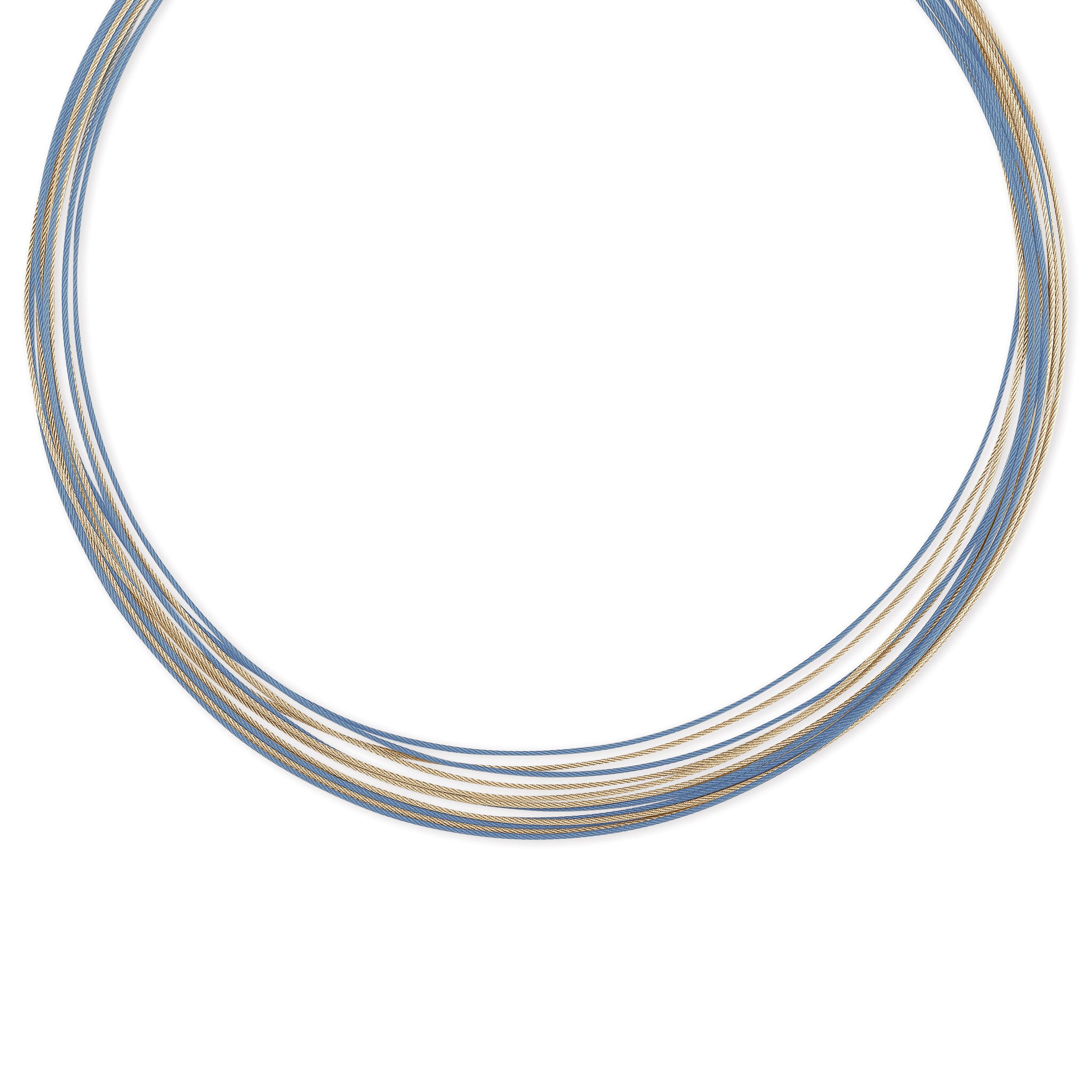ALOR Micro Cable 12-Row Necklace