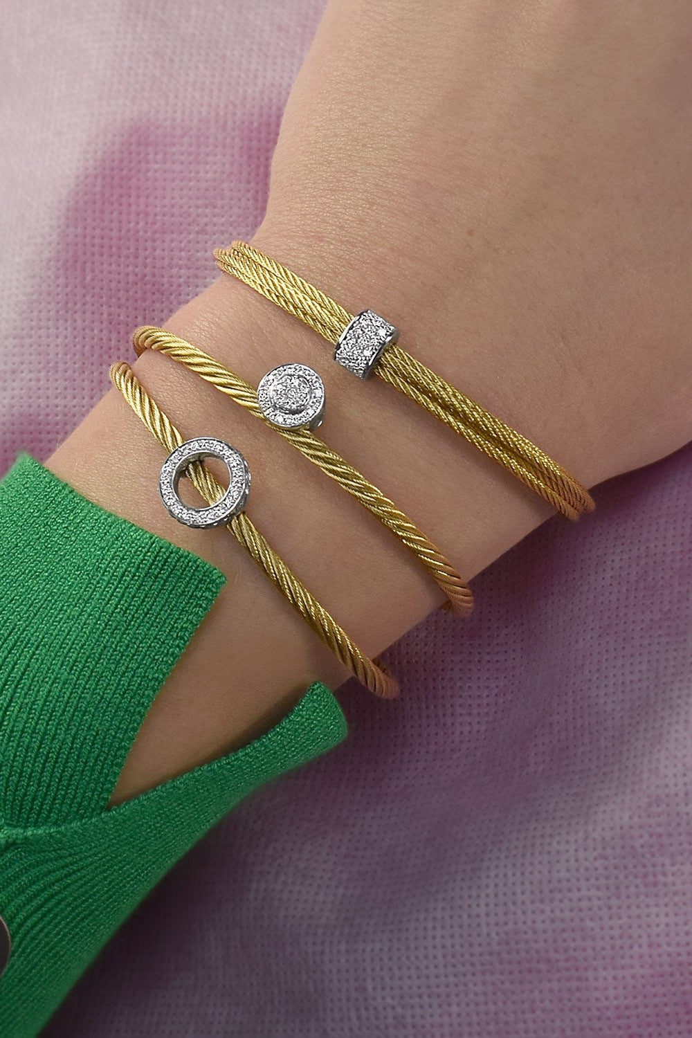 ALOR Simple Stack Bracelet