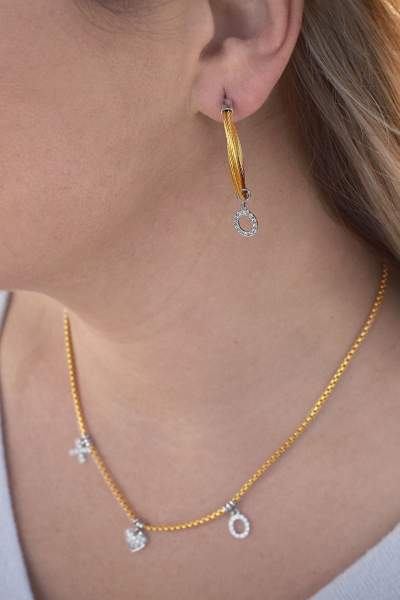 ALOR Expressions of Love XO Earrings