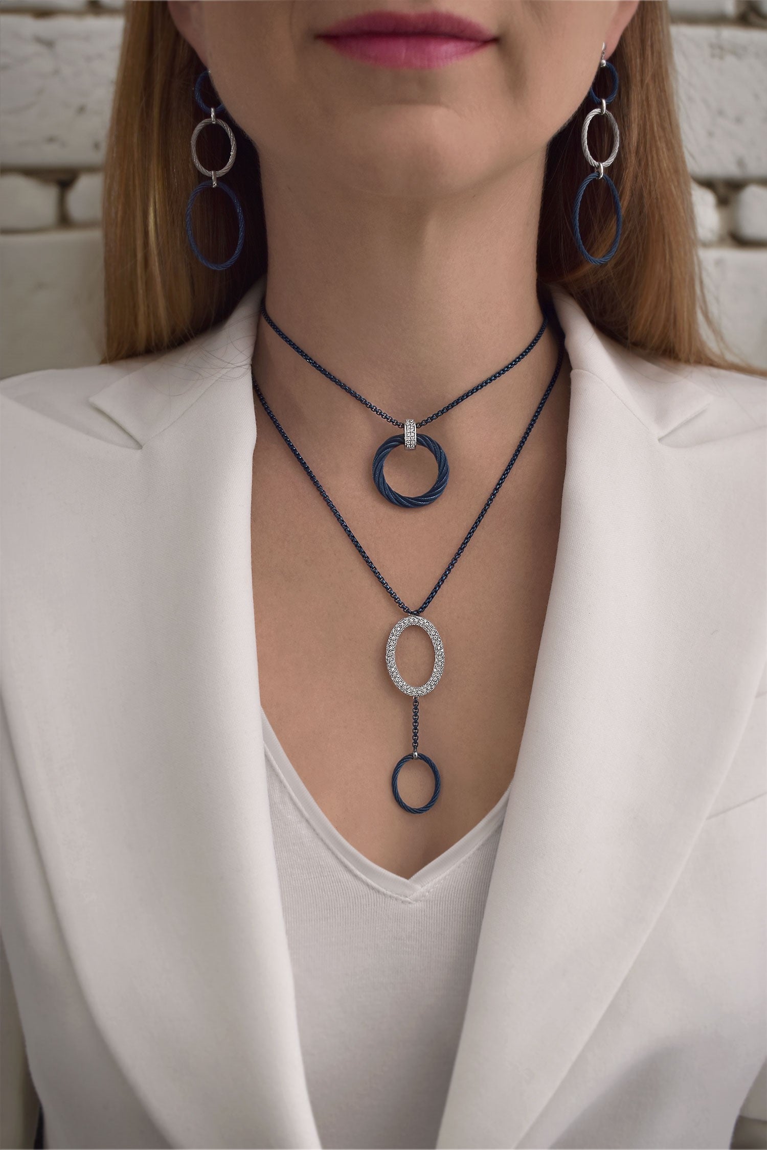 ALOR Open Circle Necklace