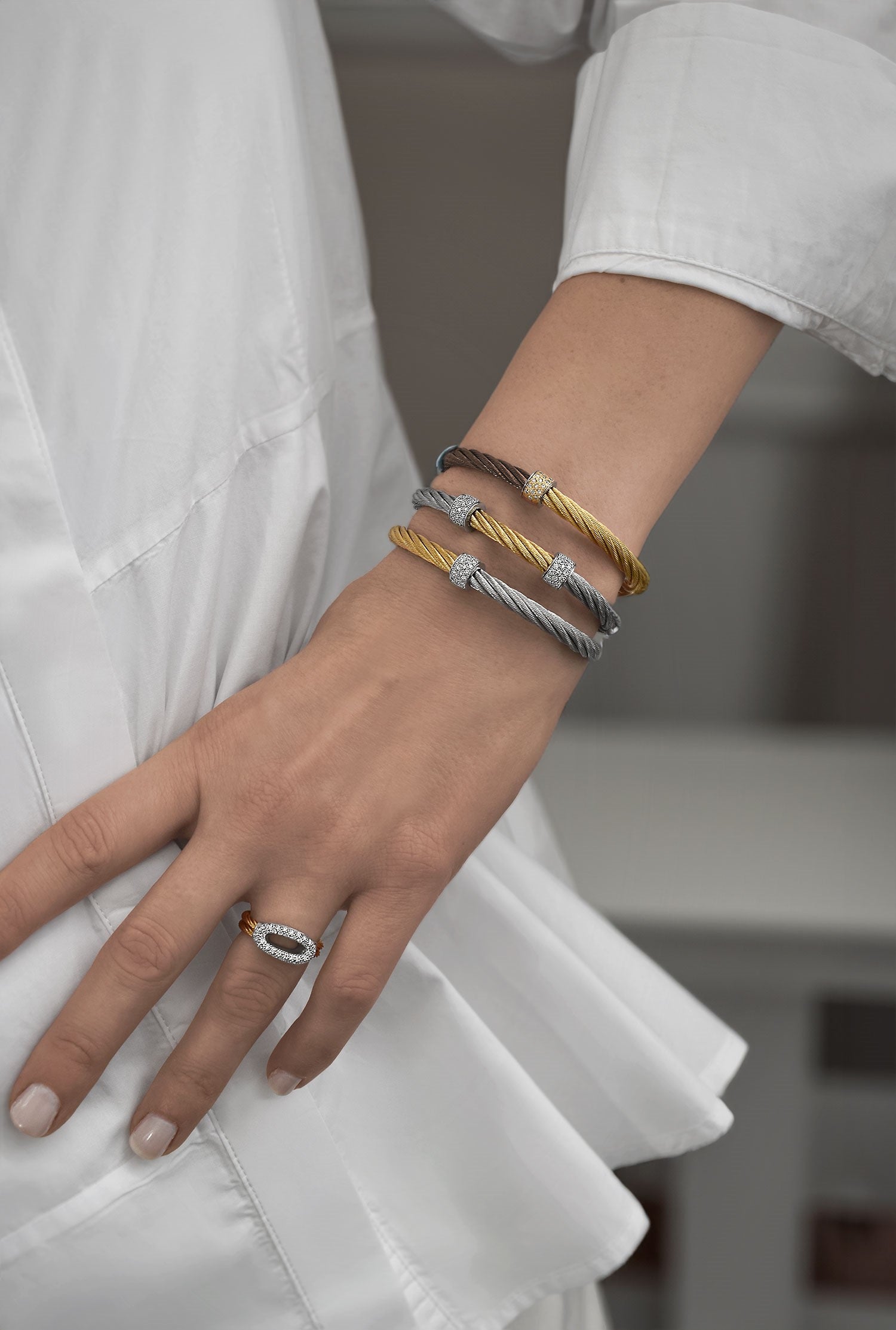ALOR 5mm Double Barrel ID Cuff