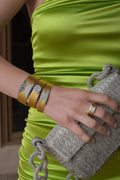 ALOR 6-Row Hourglass Bracelet