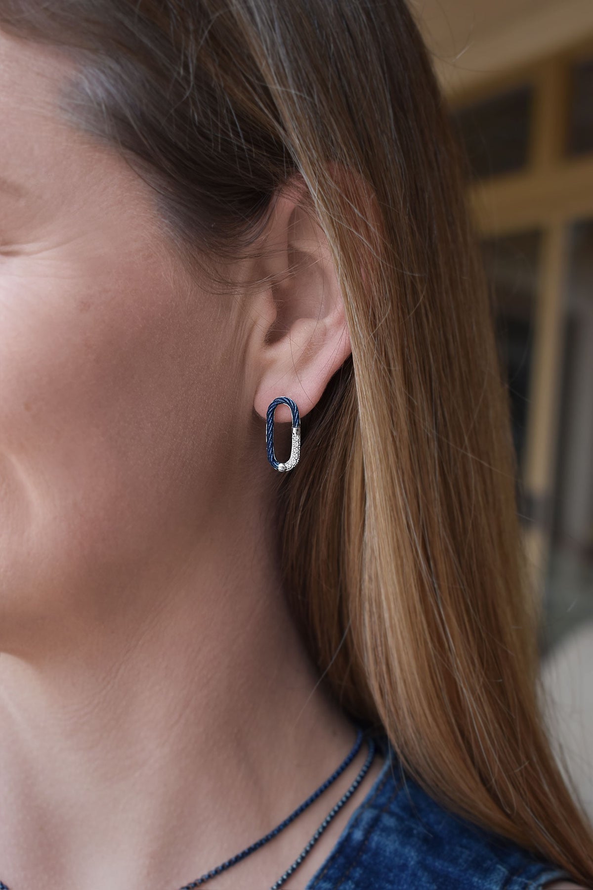 ALOR Cable Clip Stud Earrings