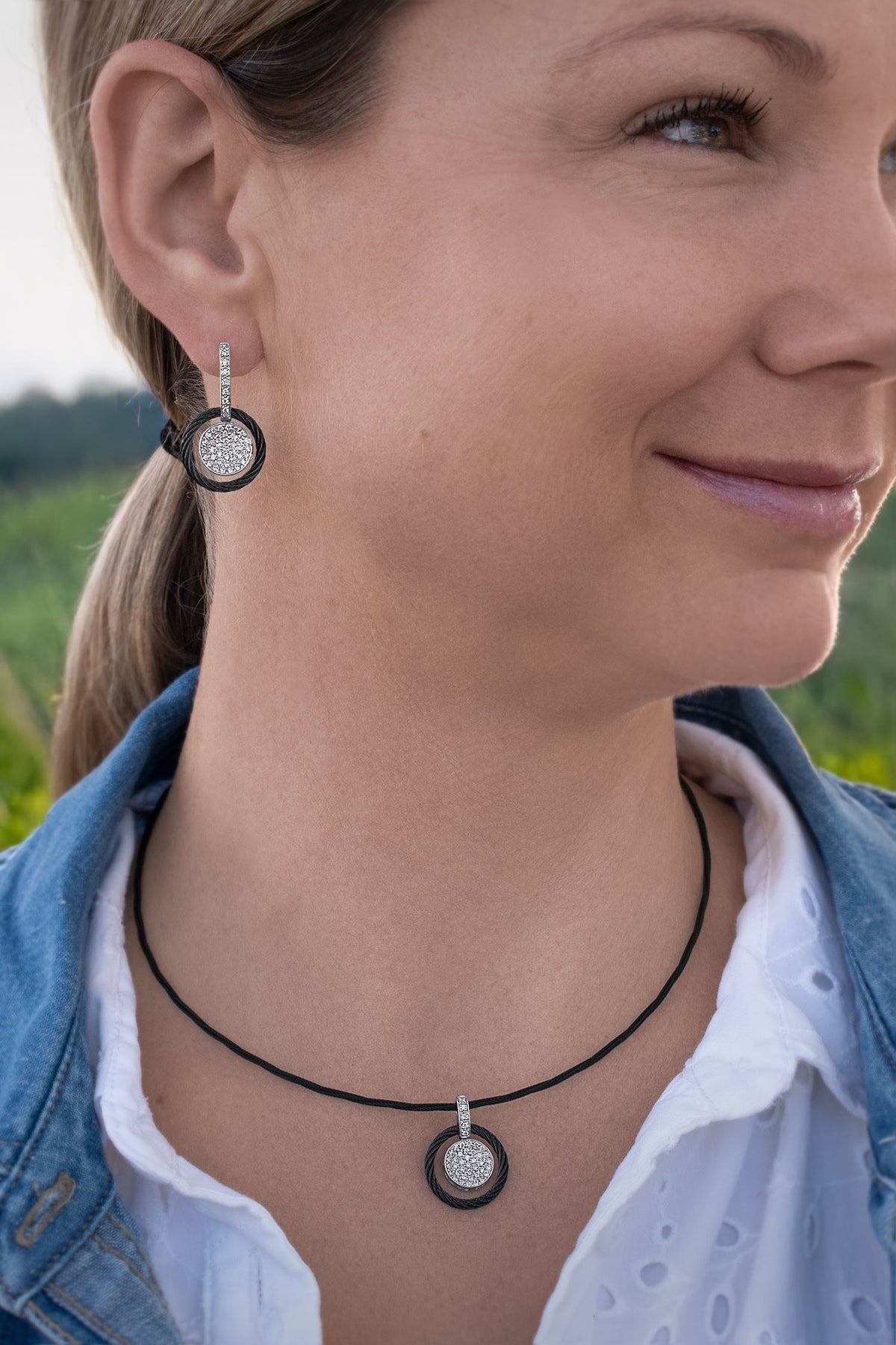 ALOR Disc Necklace